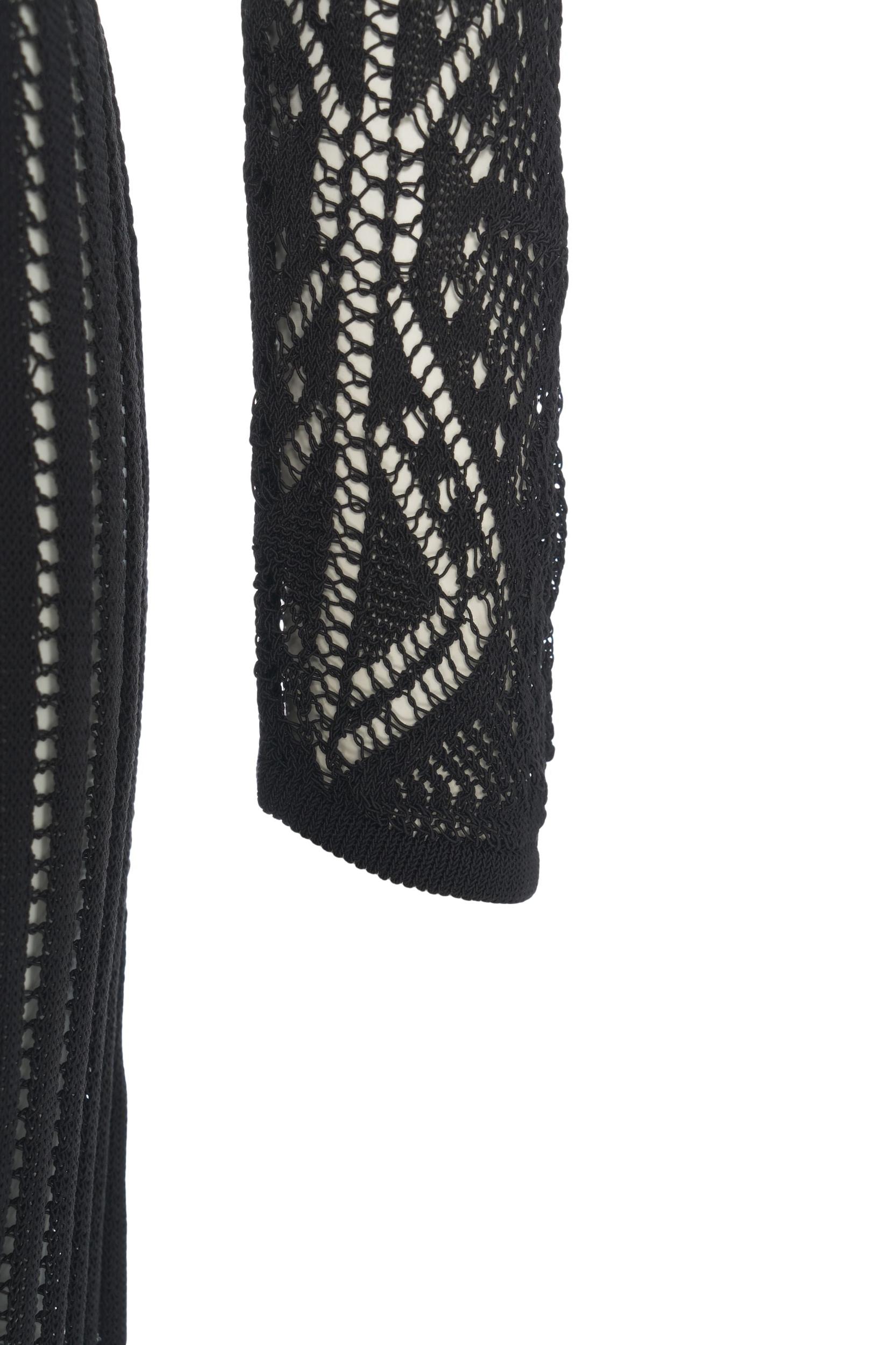 Long lace crochet cardigan Product Image