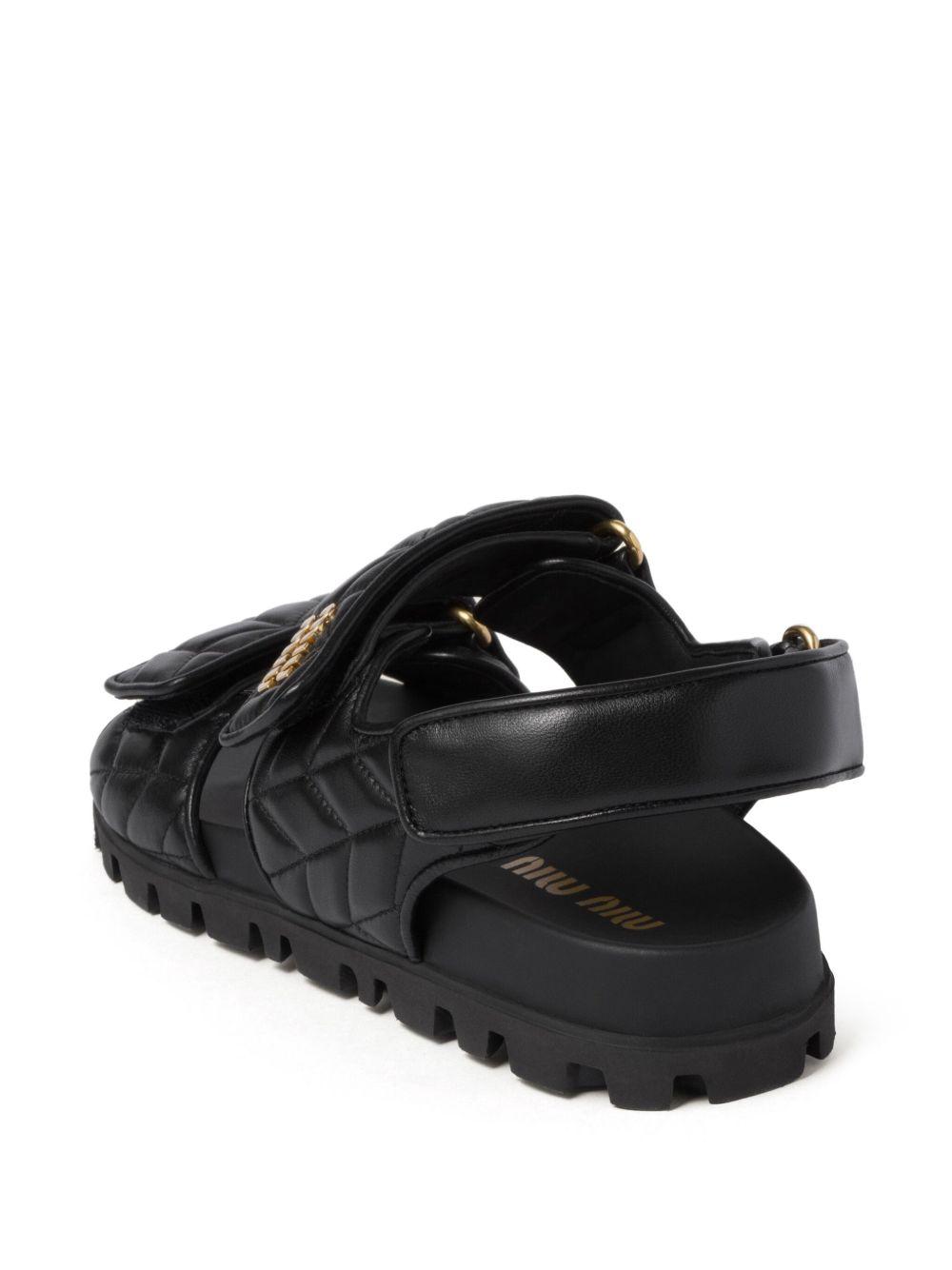 matelassé leather sandals Product Image