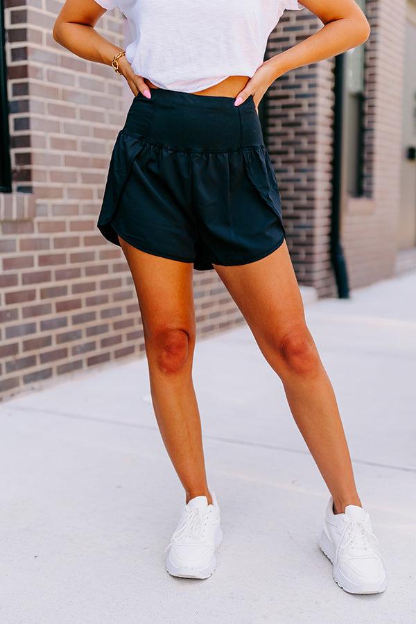 Strive For Greatness High Waist Shorts In Black Product Image
