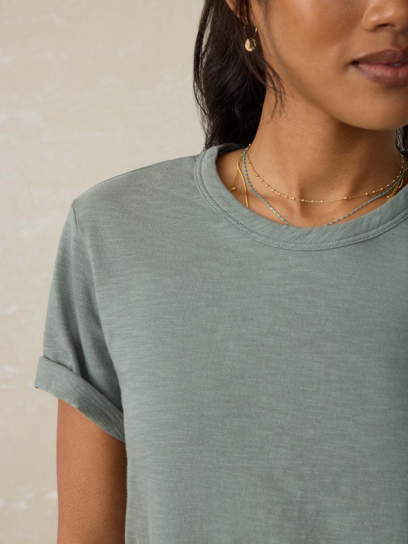 Sunwashed Regenerative Cotton Essential Tee - Sage Creek Product Image