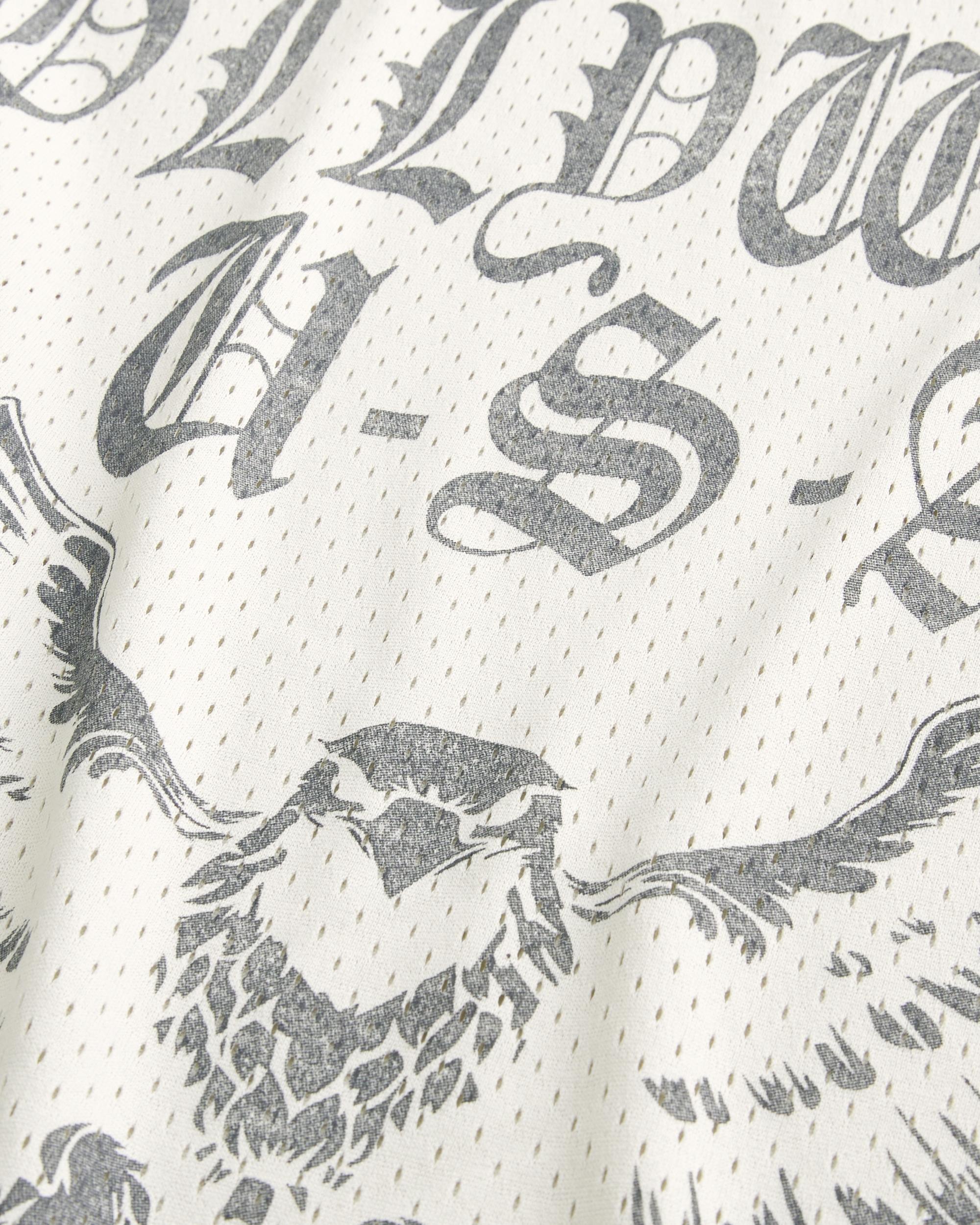 Baggy Hollywood Graphic Football Jersey Product Image