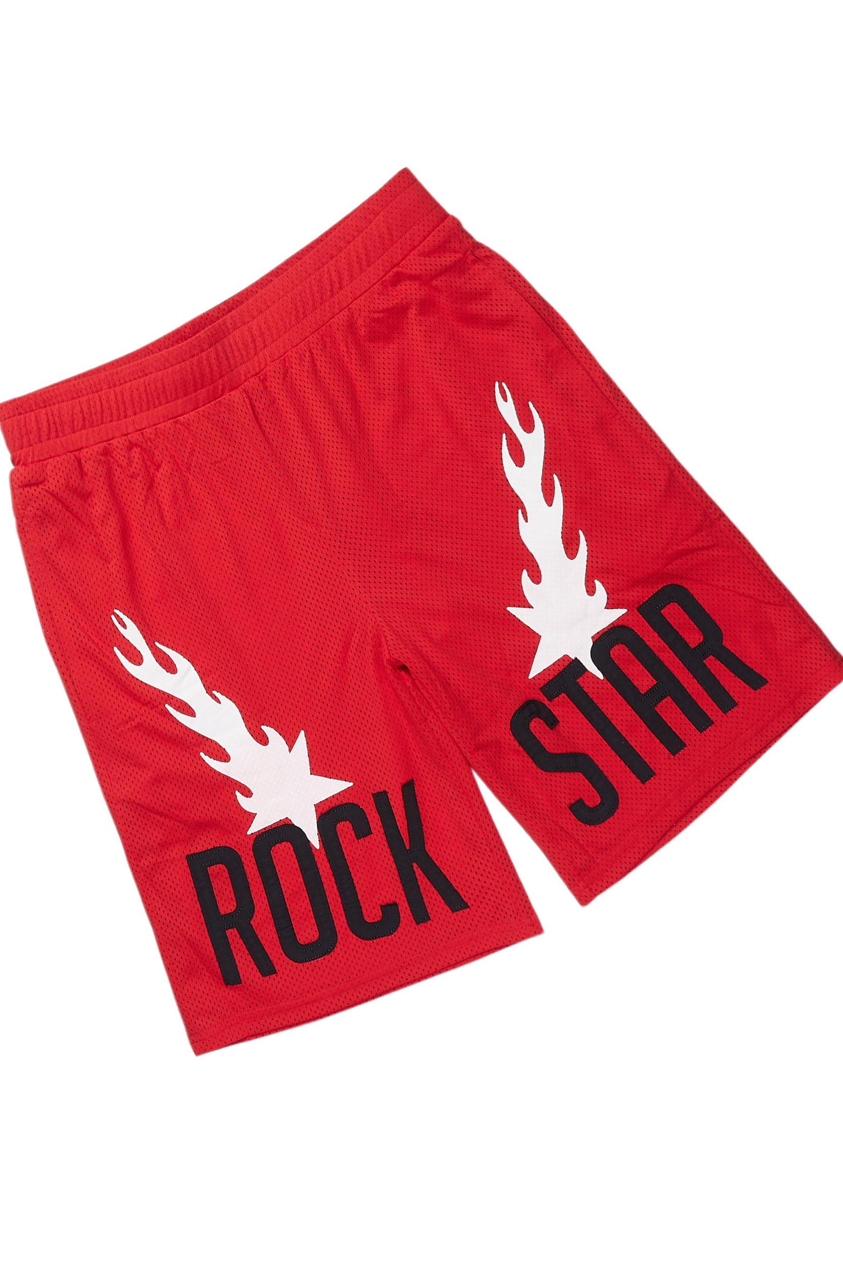 Climi Red T-Shirt/Short Set Male Product Image