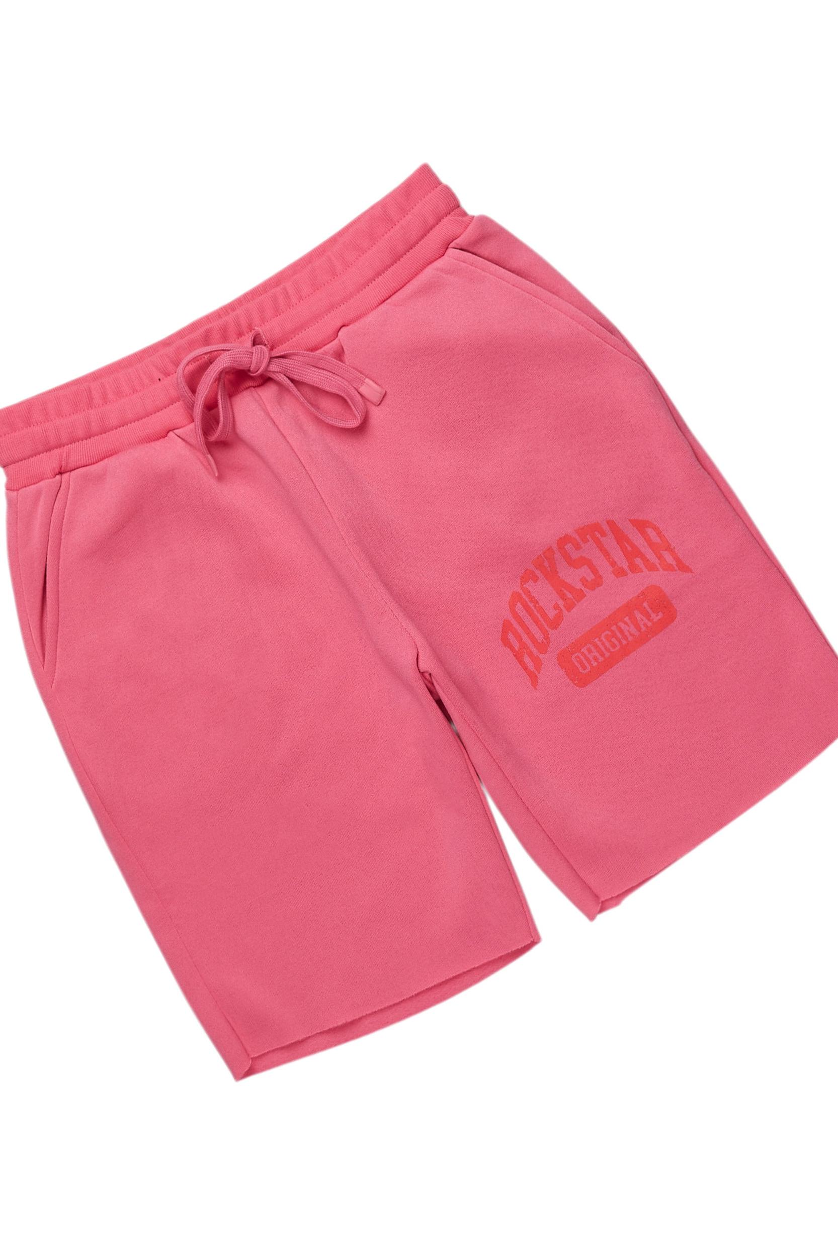 Javonuna Bubblegum Pink T-Shirt Short Set Female Product Image