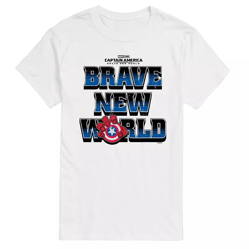 Men's Marvel Captain America Brave New World Graphic Tee,  Product Image