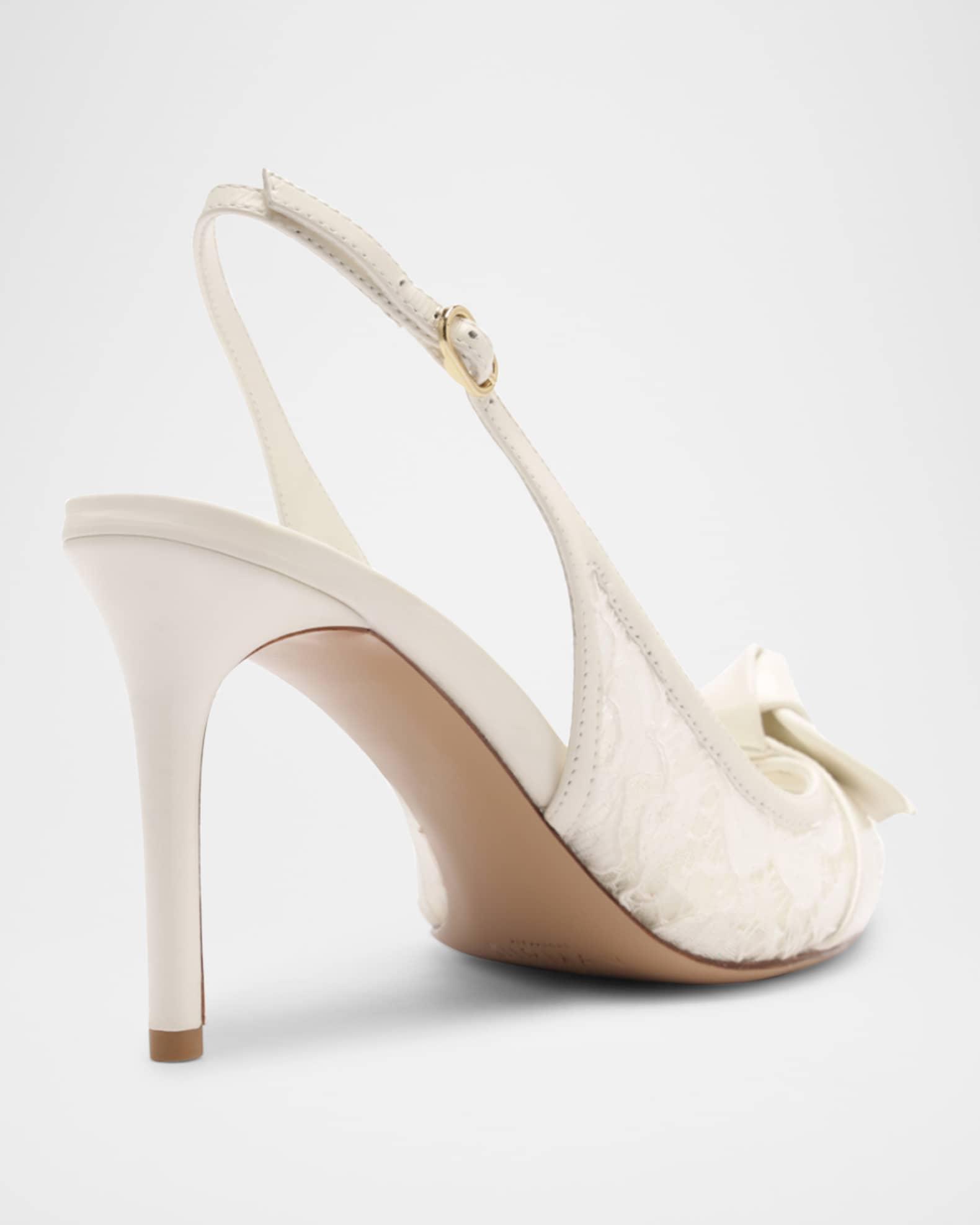 Classic Clarita Lace Slingback Pumps Product Image