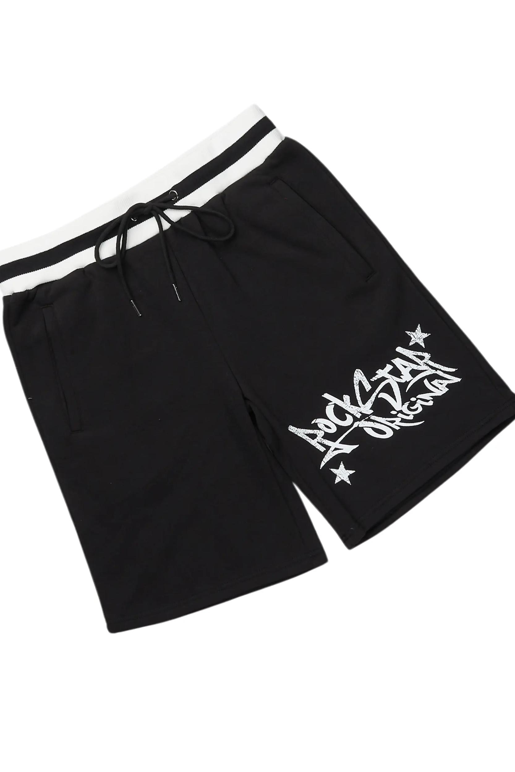 All Seeing Eyes Black Short Set Male Product Image