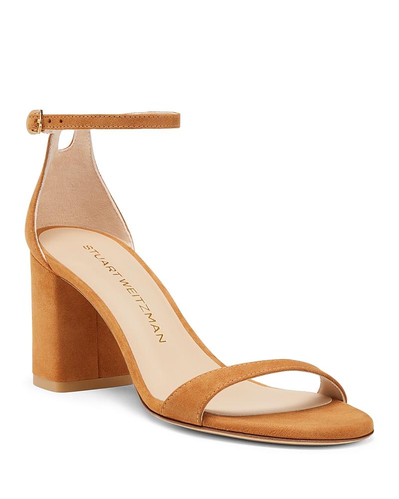 Womens Nudist Block 75MM Leather Sandals Product Image