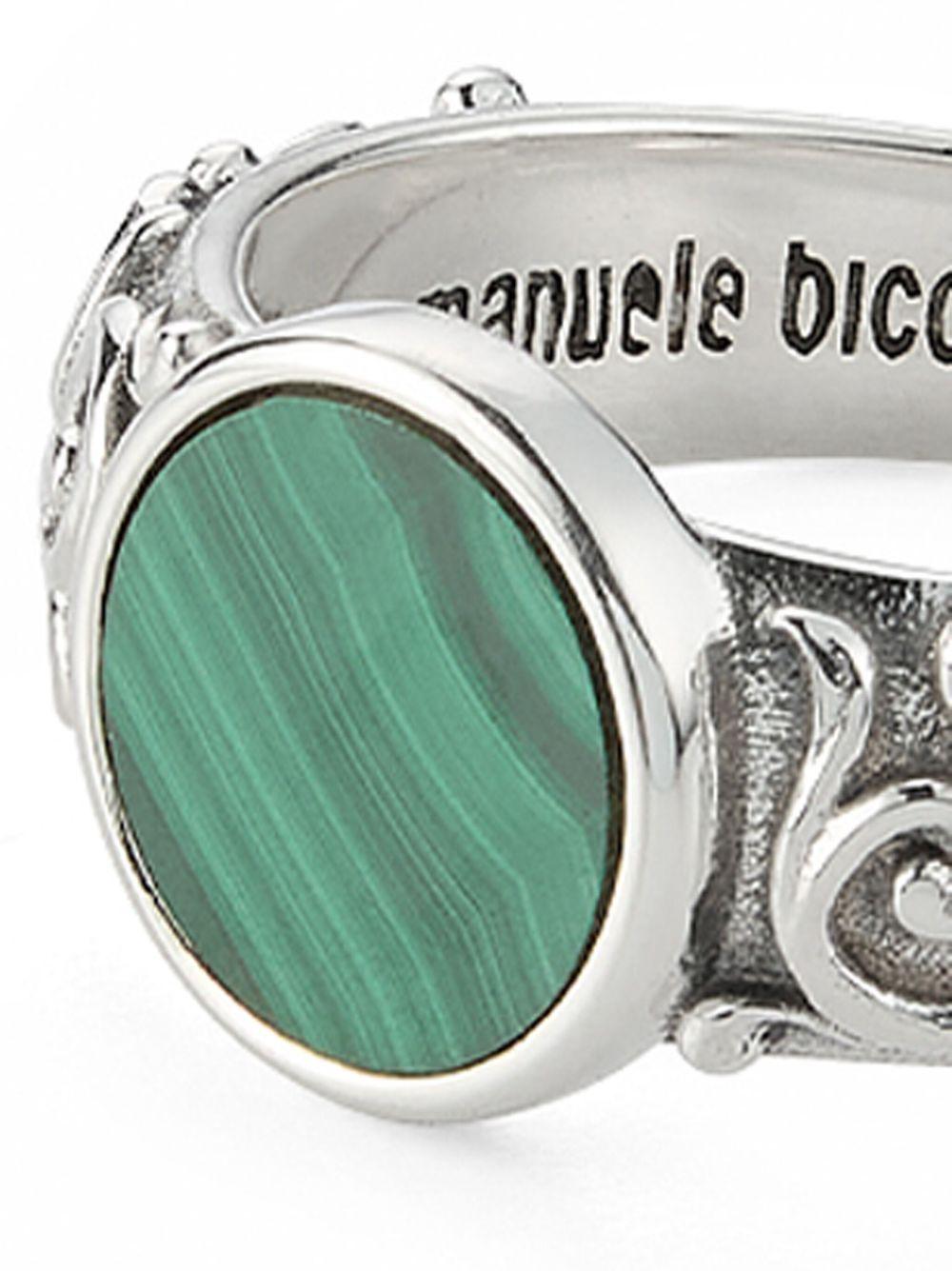 Arabesque malachite ring Product Image