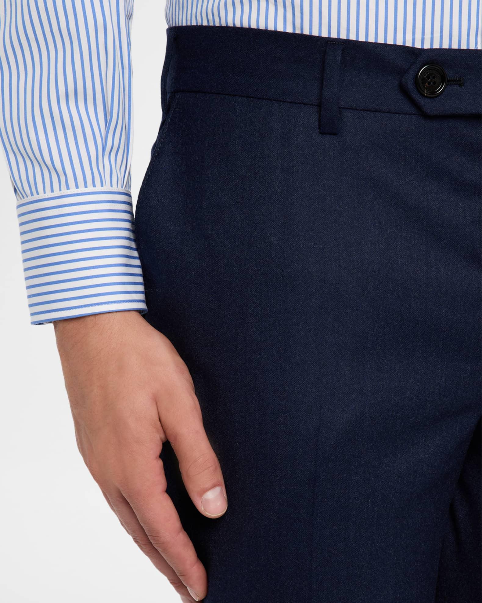 Men's Wool Flannel Flat-Front Pants Product Image