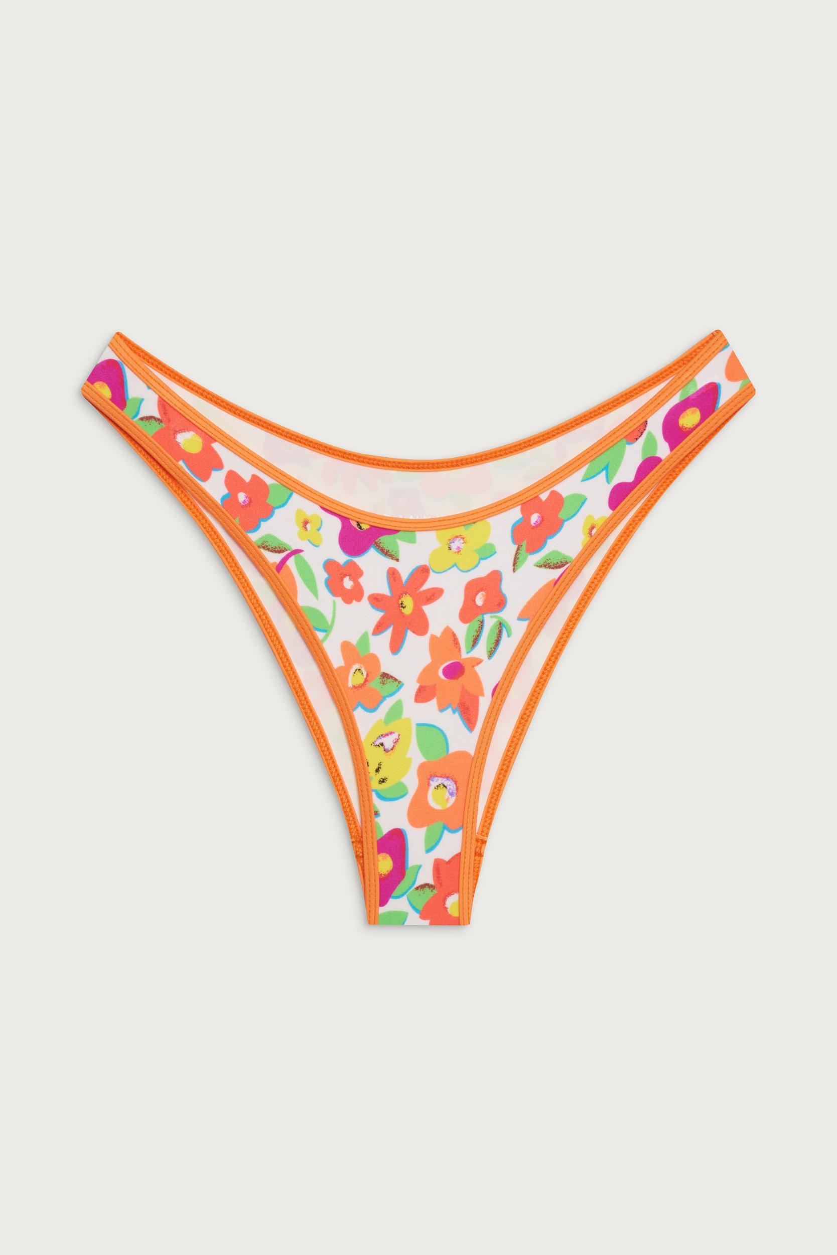 Dove Shine Classic Bikini Bottom - French Flowers Product Image