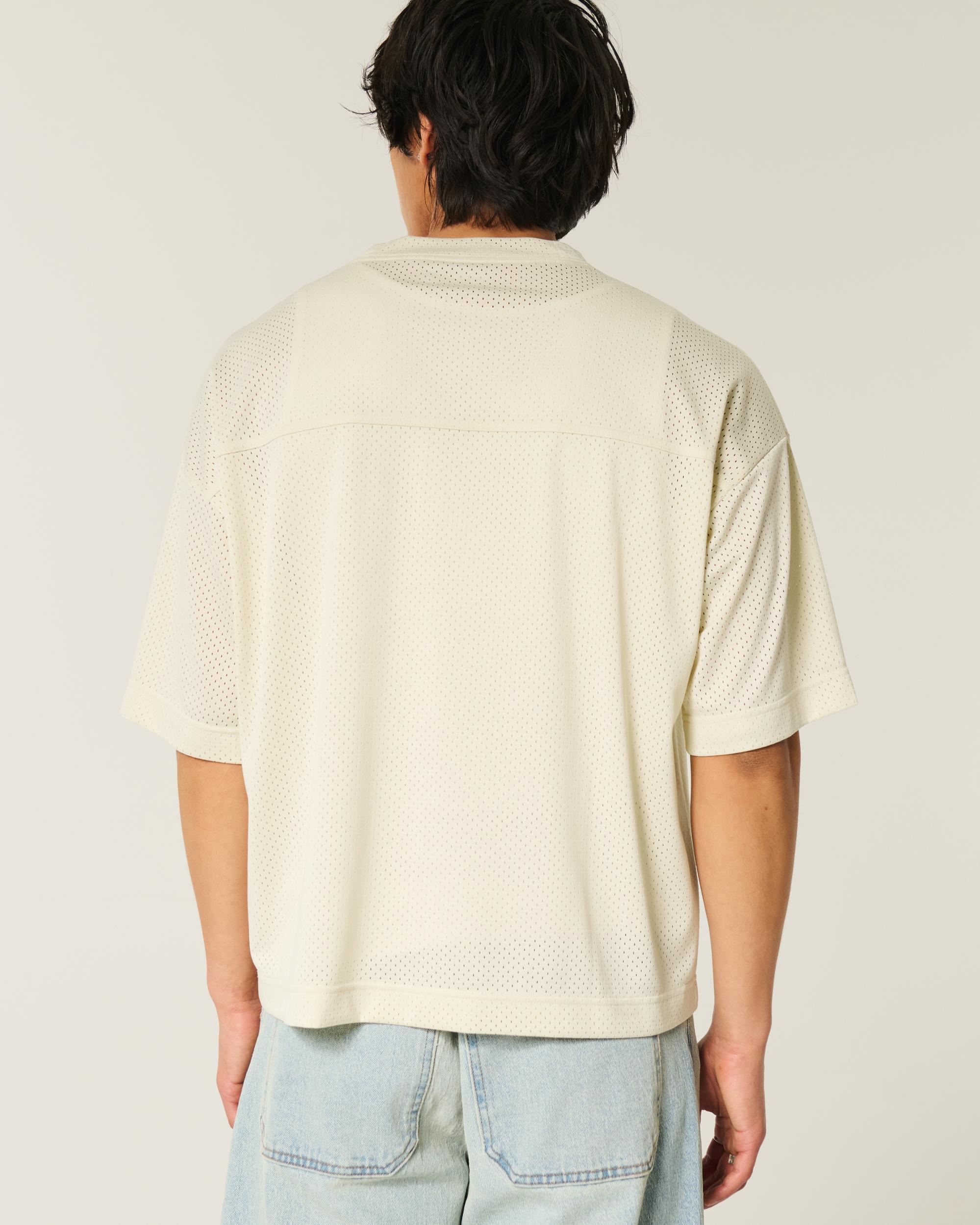 Boxy Crop Fairview Football Graphic Jersey Product Image