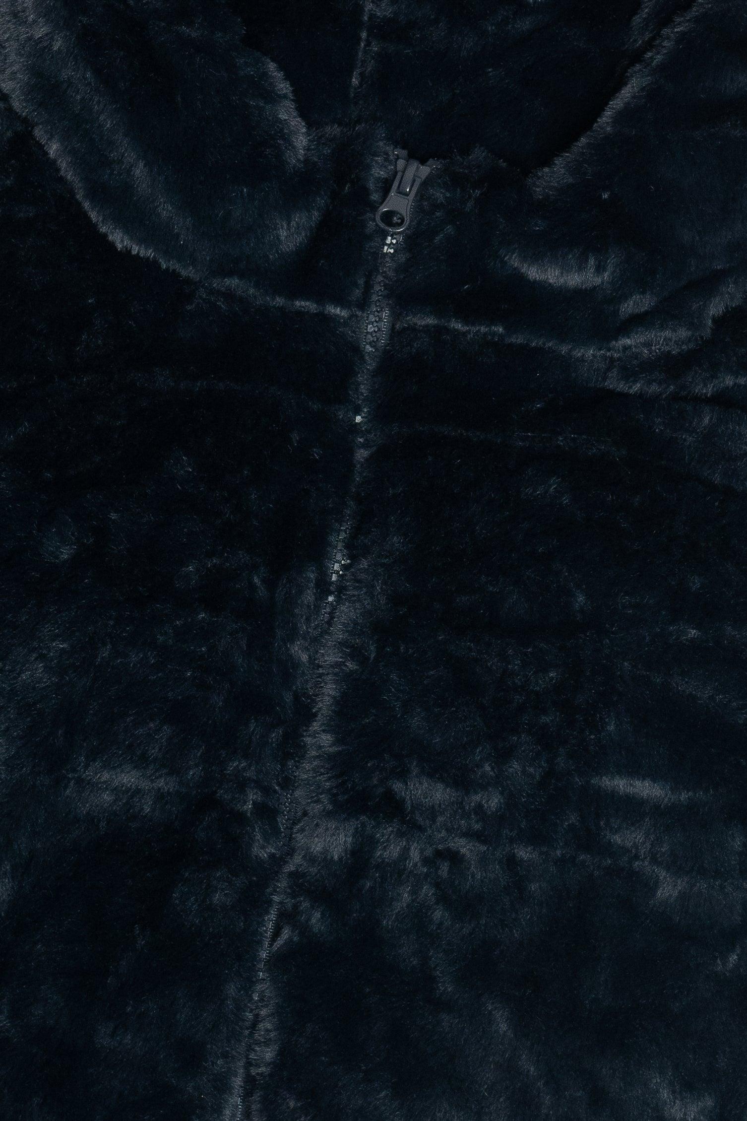 Faux Fur Hooded Vest Product Image