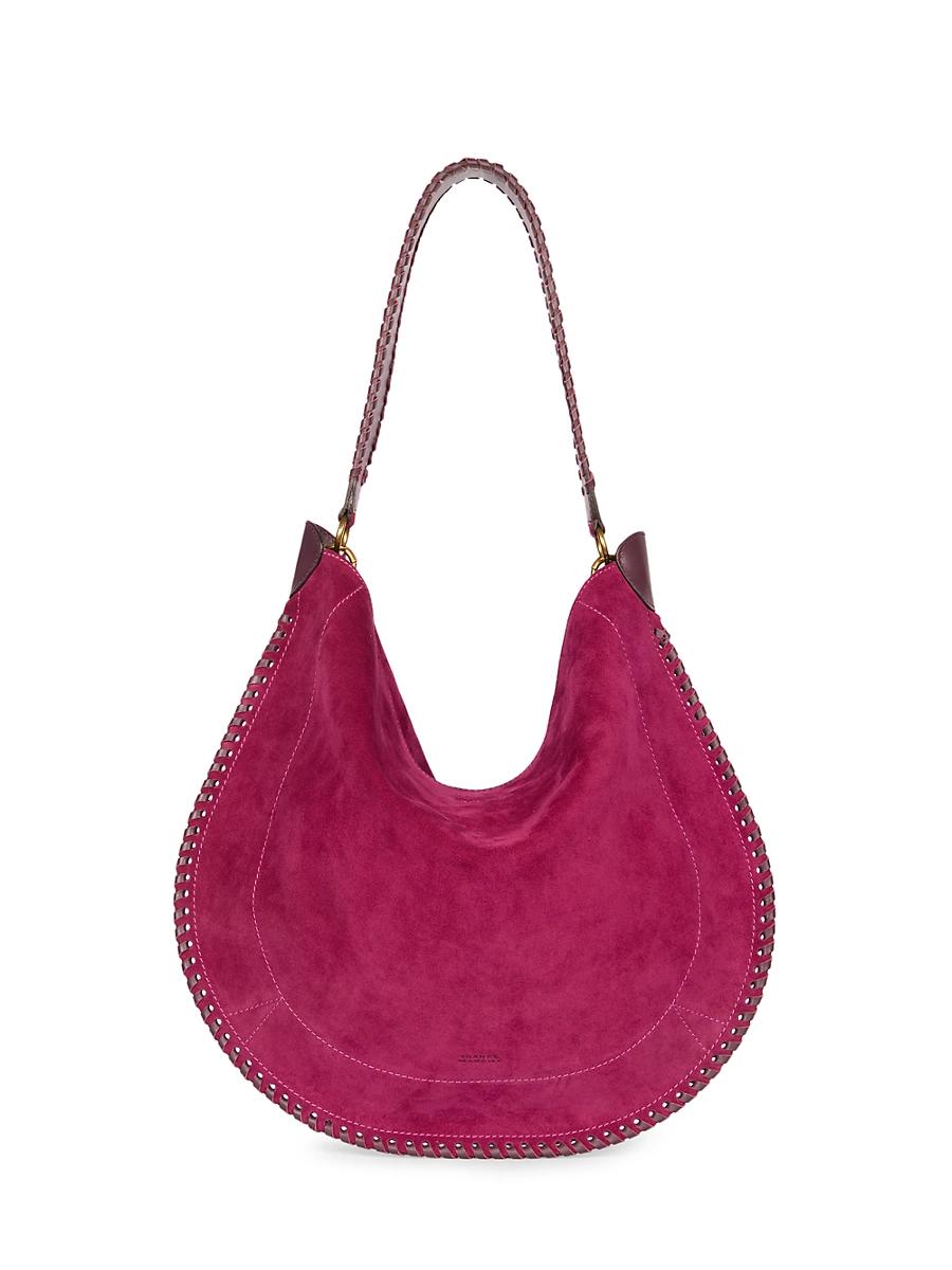 Womens Oskan Suede Leather Hobo Bag Product Image