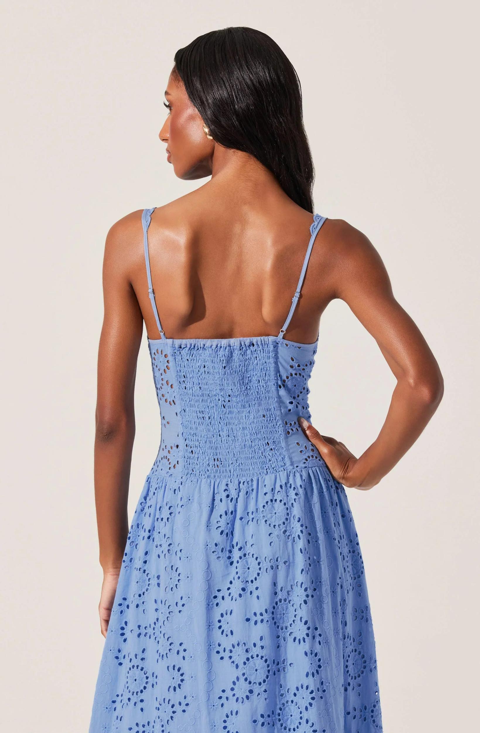 ASTR The Label | Yamila Dress | Blue Product Image