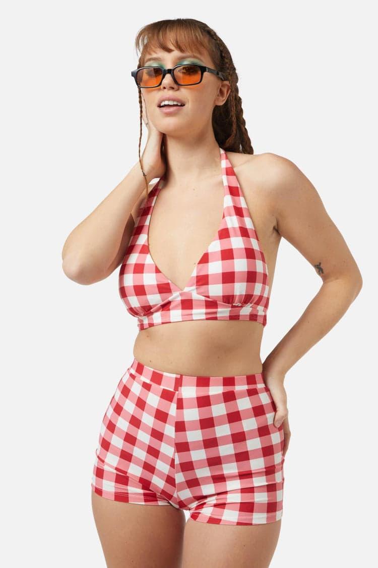 Jam Gingham Bikini Top Product Image
