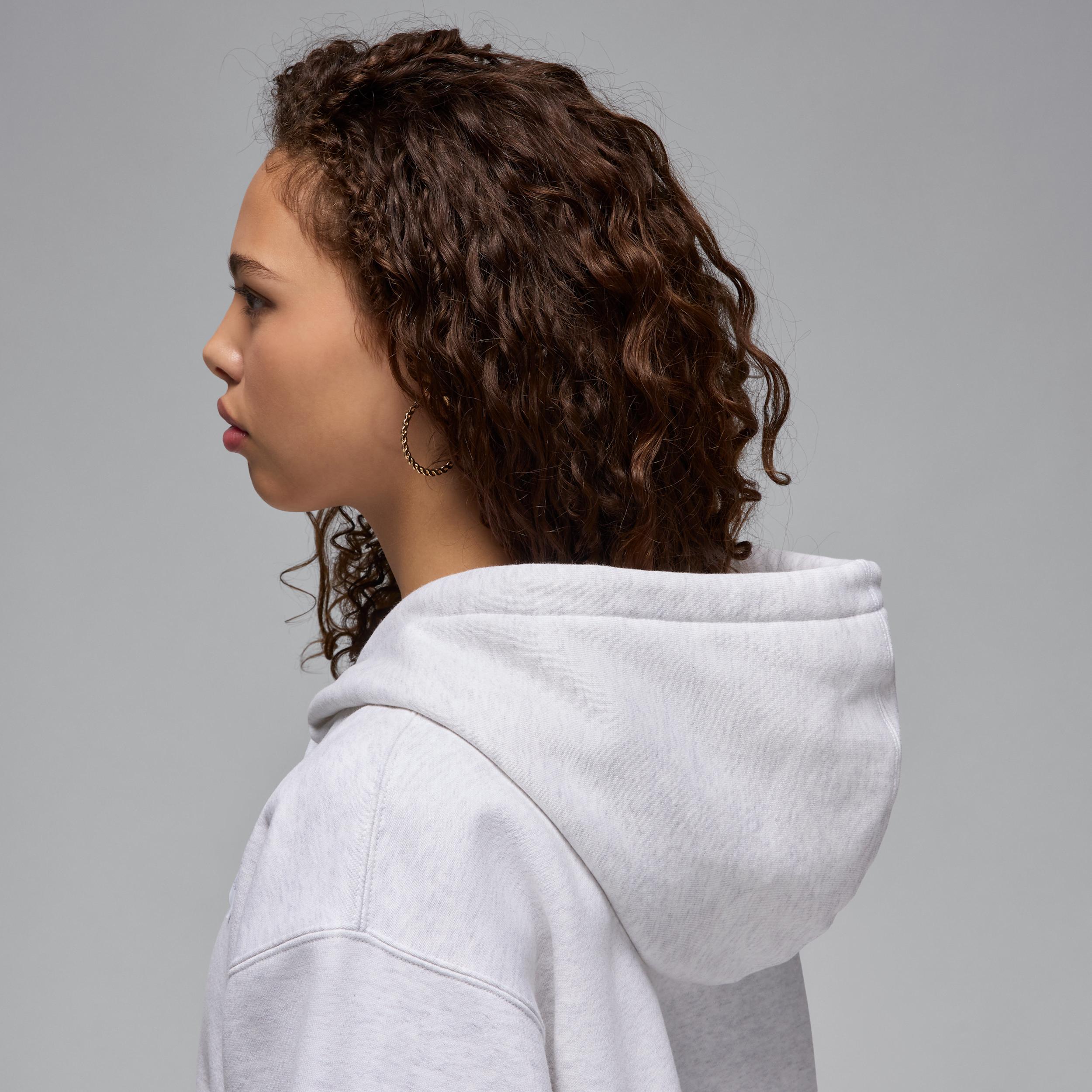 Jordan Flight Fleece Women's Satin-Lined Pullover Hoodie Product Image