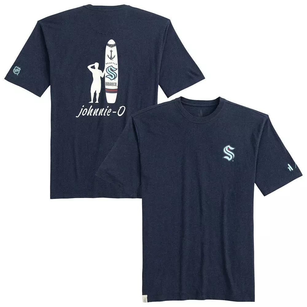 Men's johnnie-O Navy Seattle Kraken Heathered Spencer T-Shirt,  Product Image