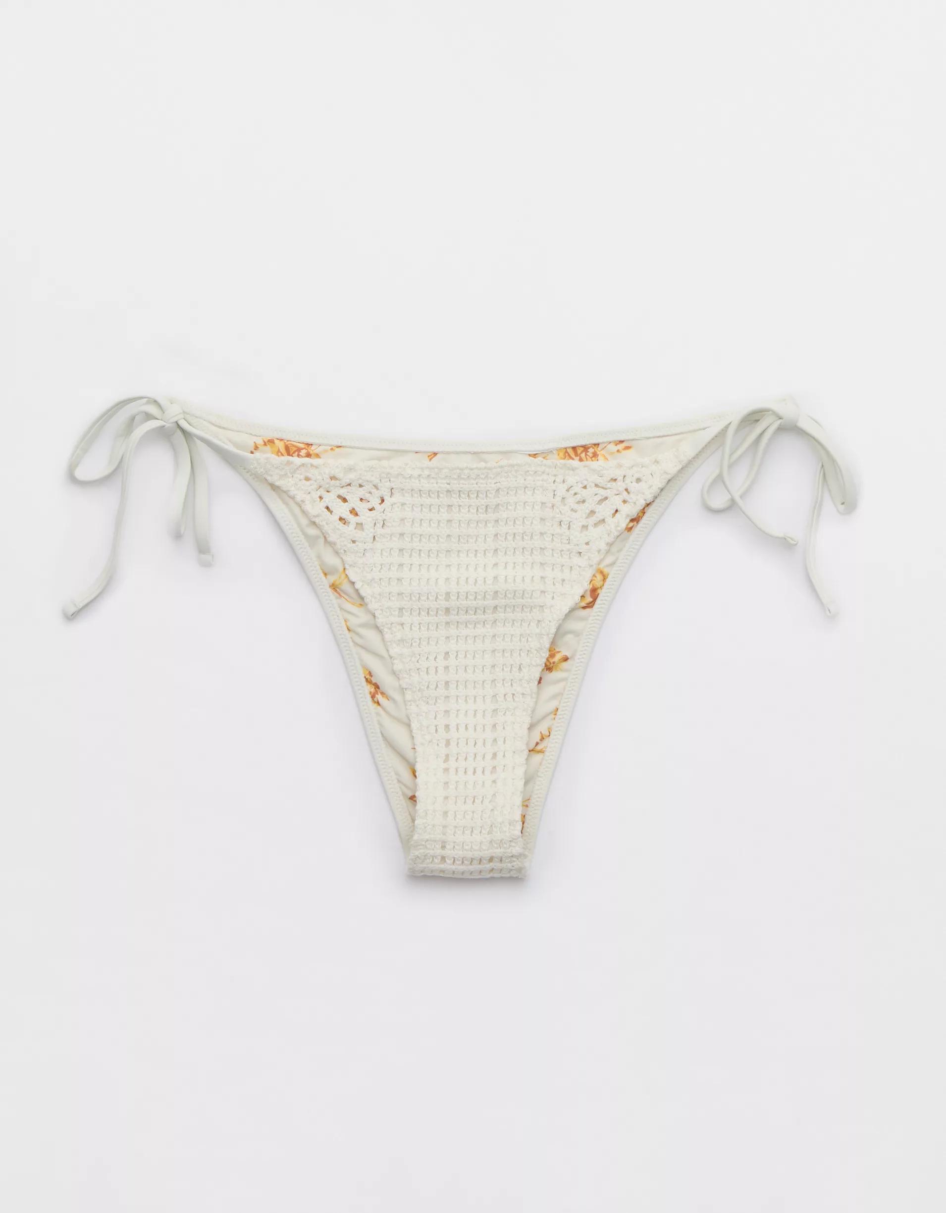 Aerie The Sunbun Crochet Bikini Bottom Product Image