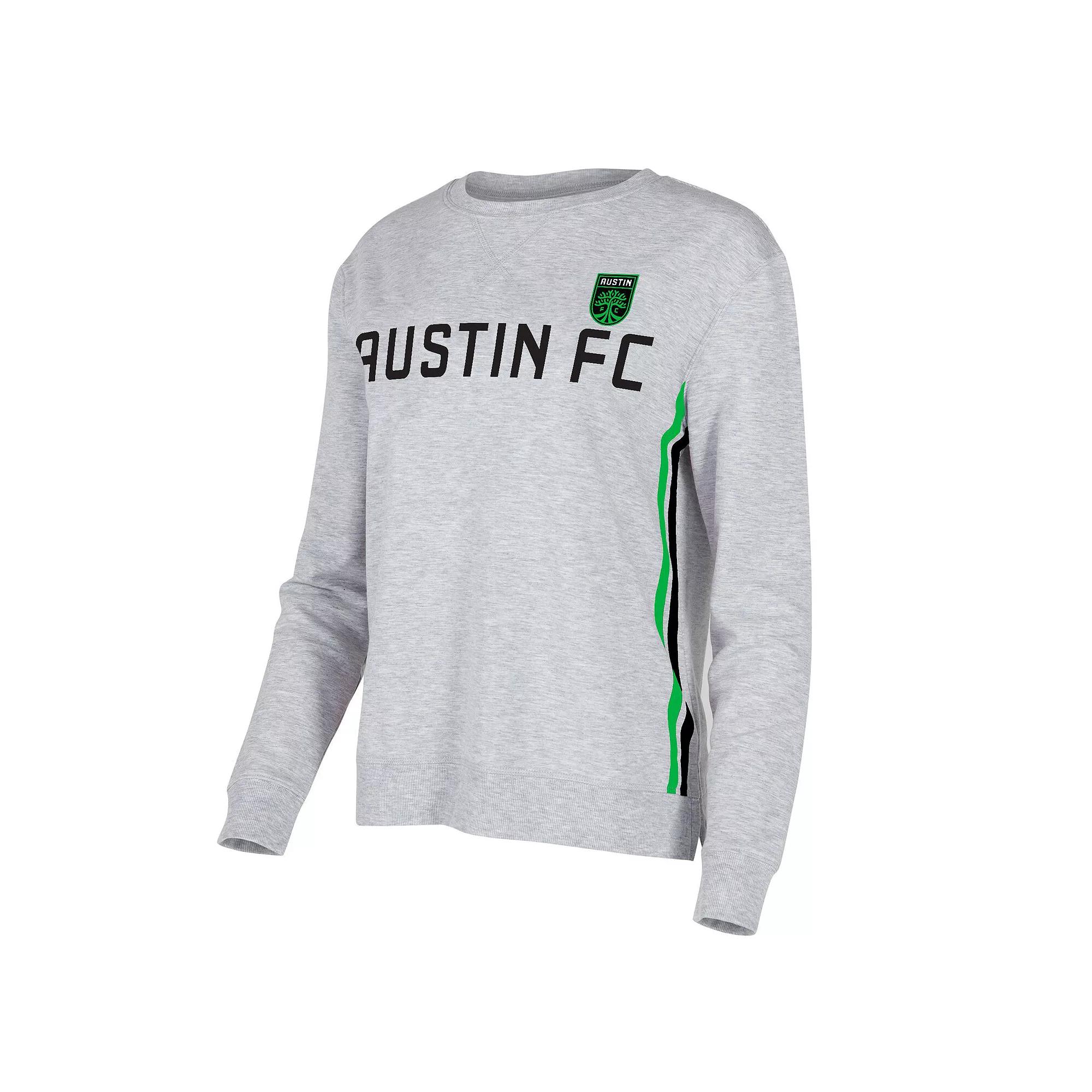 Women's Concepts Sport Gray Austin FC Cedar Tri-Blend Long Sleeve T-Shirt,  Product Image