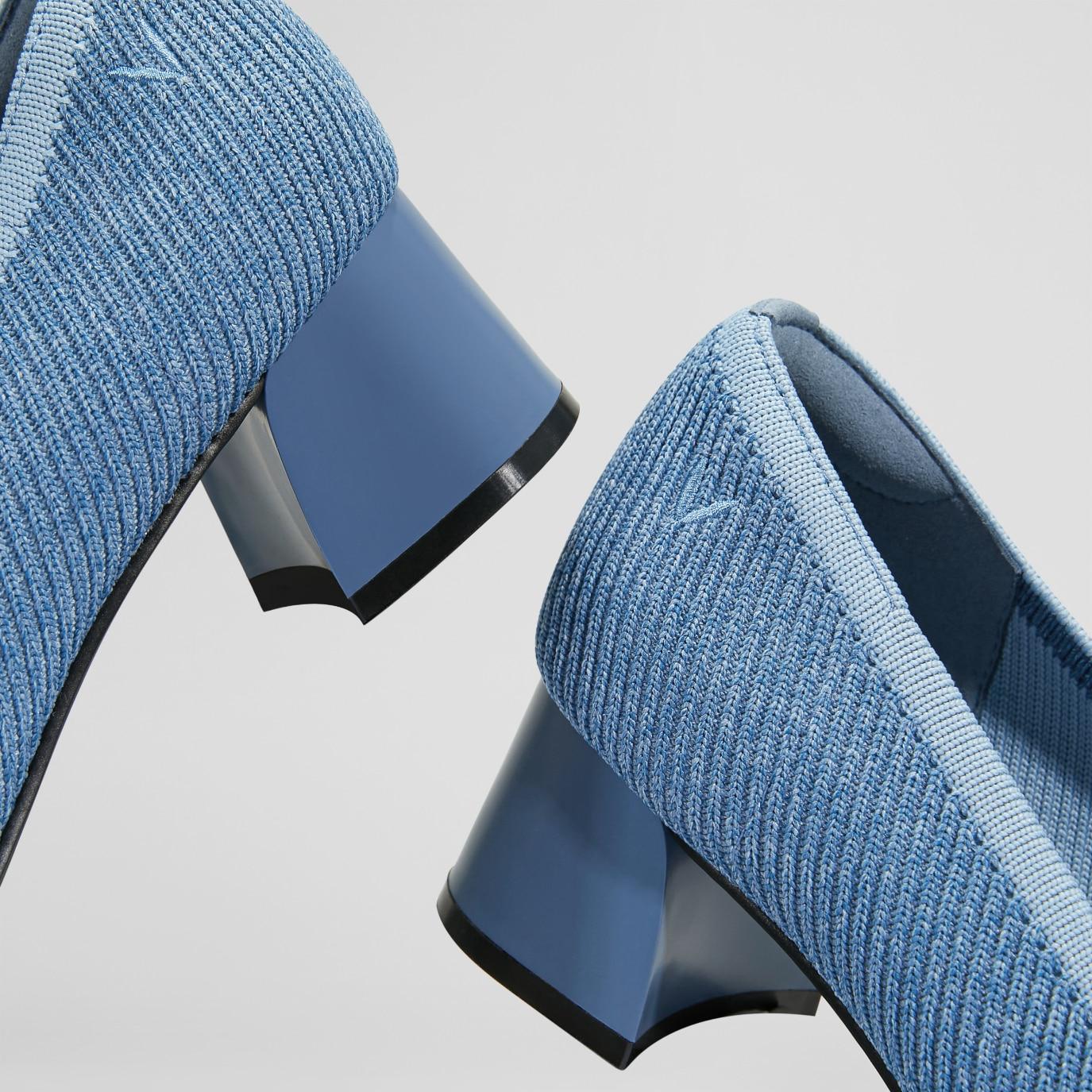 Square-Toe Chunky Heels (Melody) Product Image