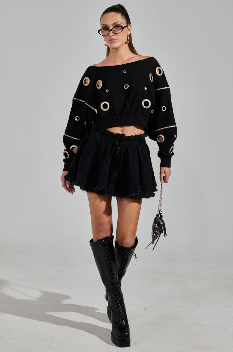 BINKEY MINI PLEATED SKIRT Product Image