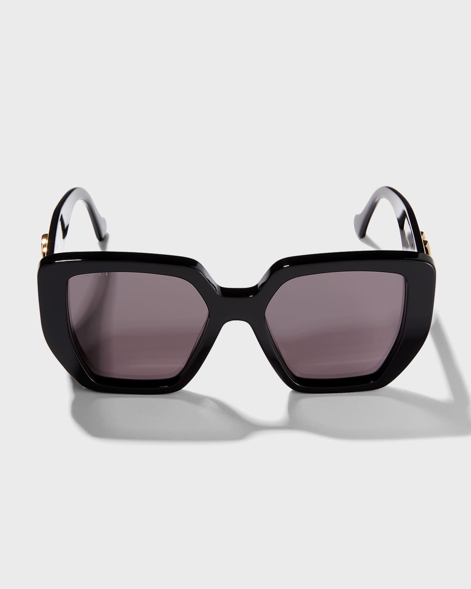 Oversized Square Acetate Sunglasses Product Image