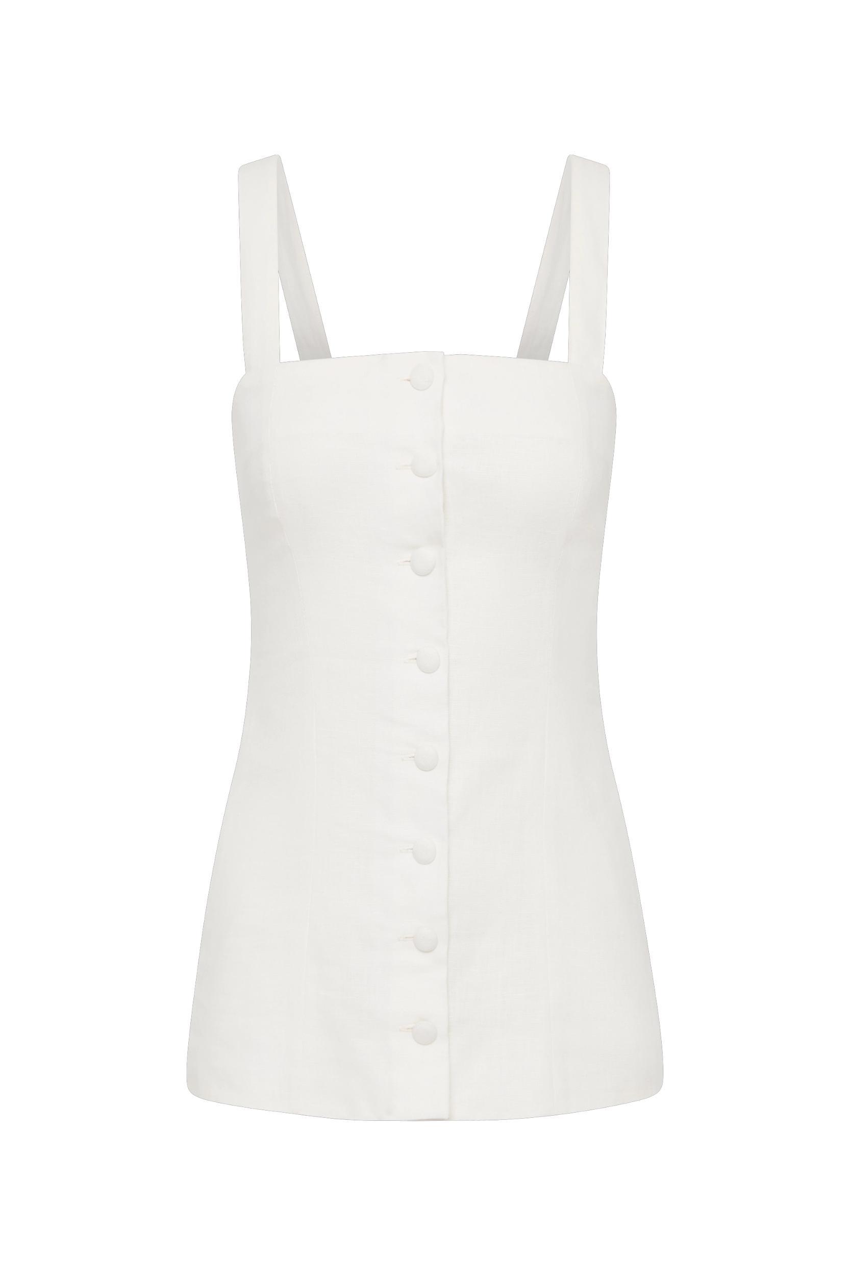 Noa Mini Dress White - Final Sale Product Image