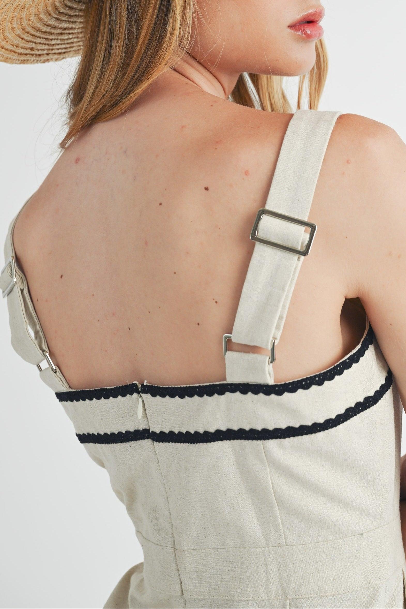 Lovely Lace Scallop Detail Romper Product Image