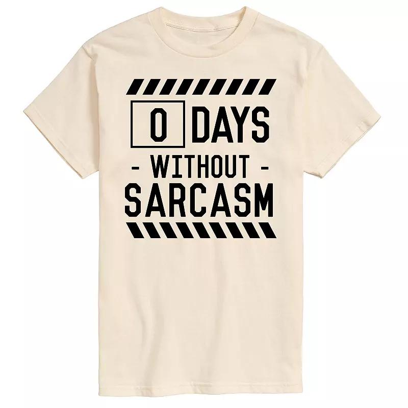 Men's 0 Days Without Sarcasm Tee,  Product Image