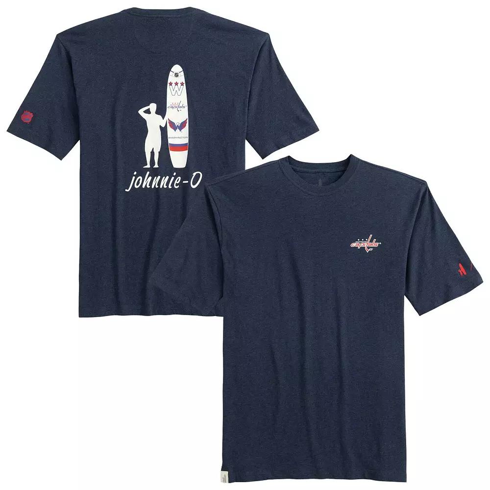 Men's johnnie-O Navy Washington Capitals Heathered Spencer T-Shirt, Size: 2XL, Blue Product Image