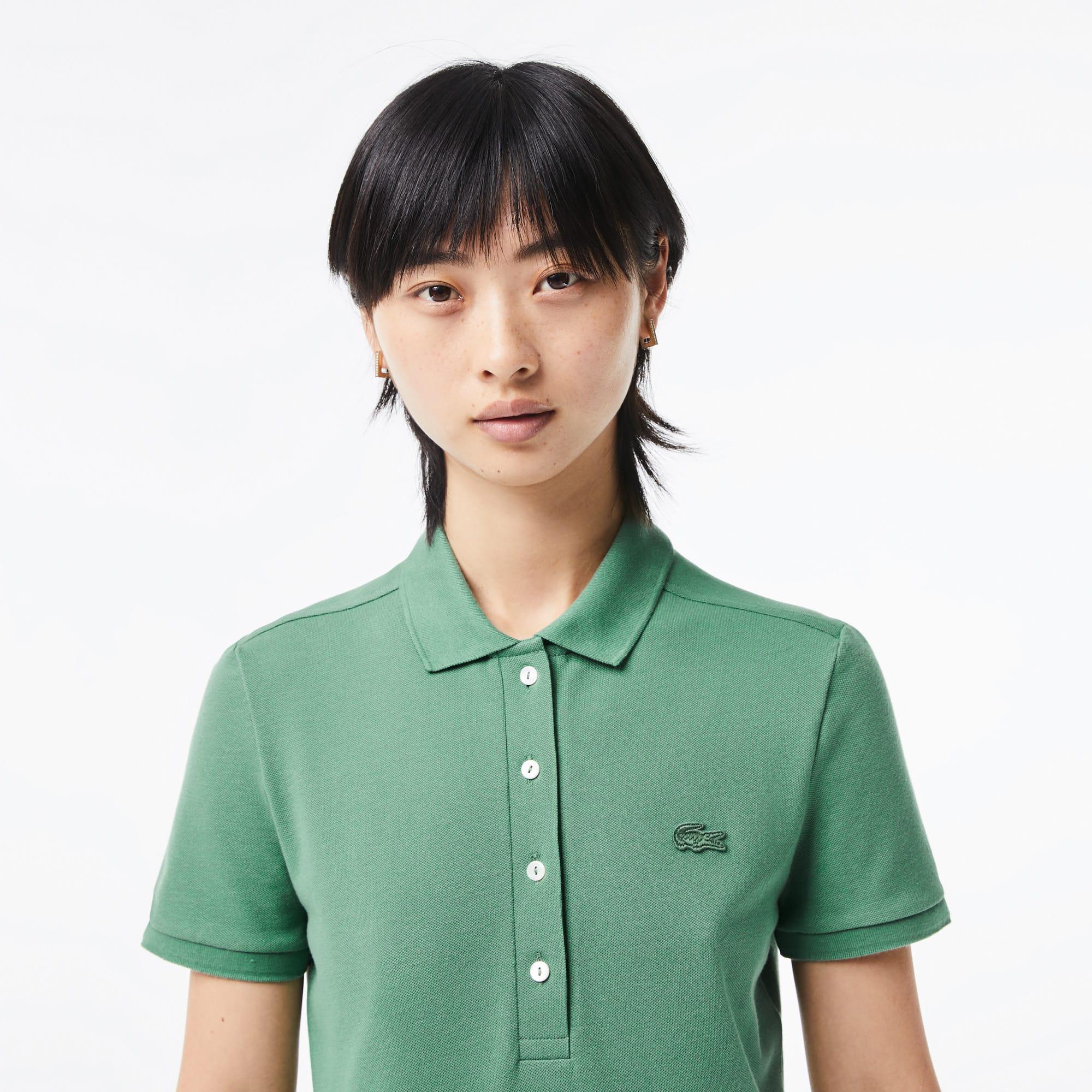 Women's L.12.D Slim Fit Stretch Mini Piqué Polo Product Image
