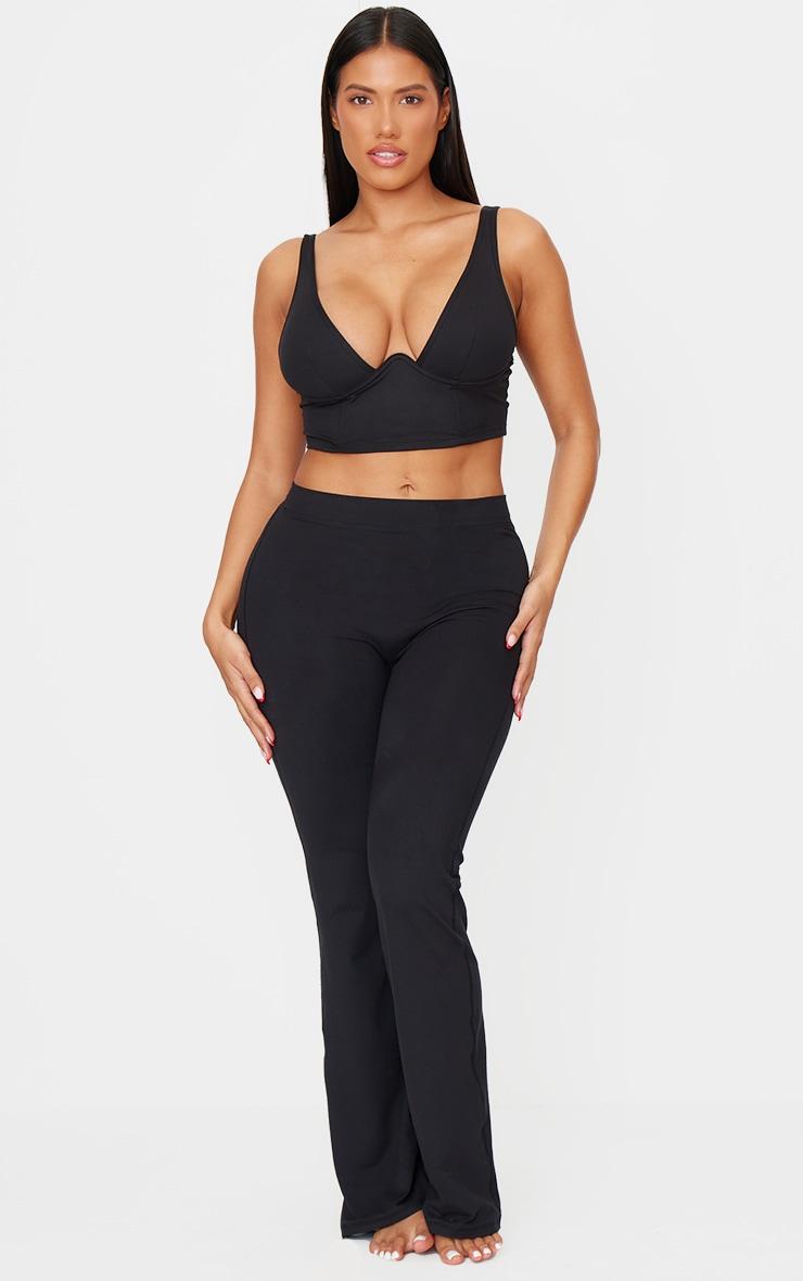 Shape Black Sculpt Underwired Plunge Top Product Image