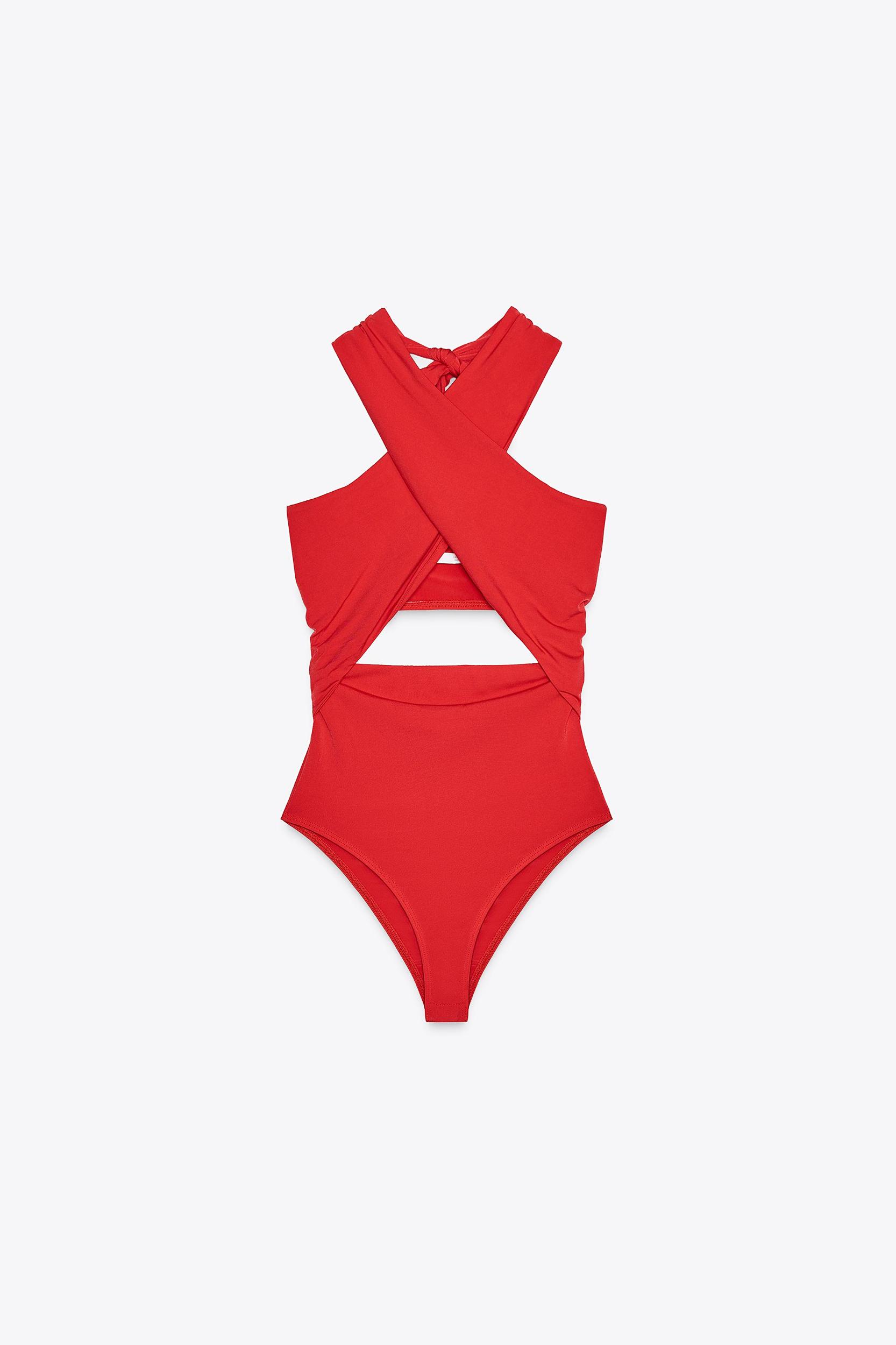 CUT OUT WRAP BODYSUIT Product Image
