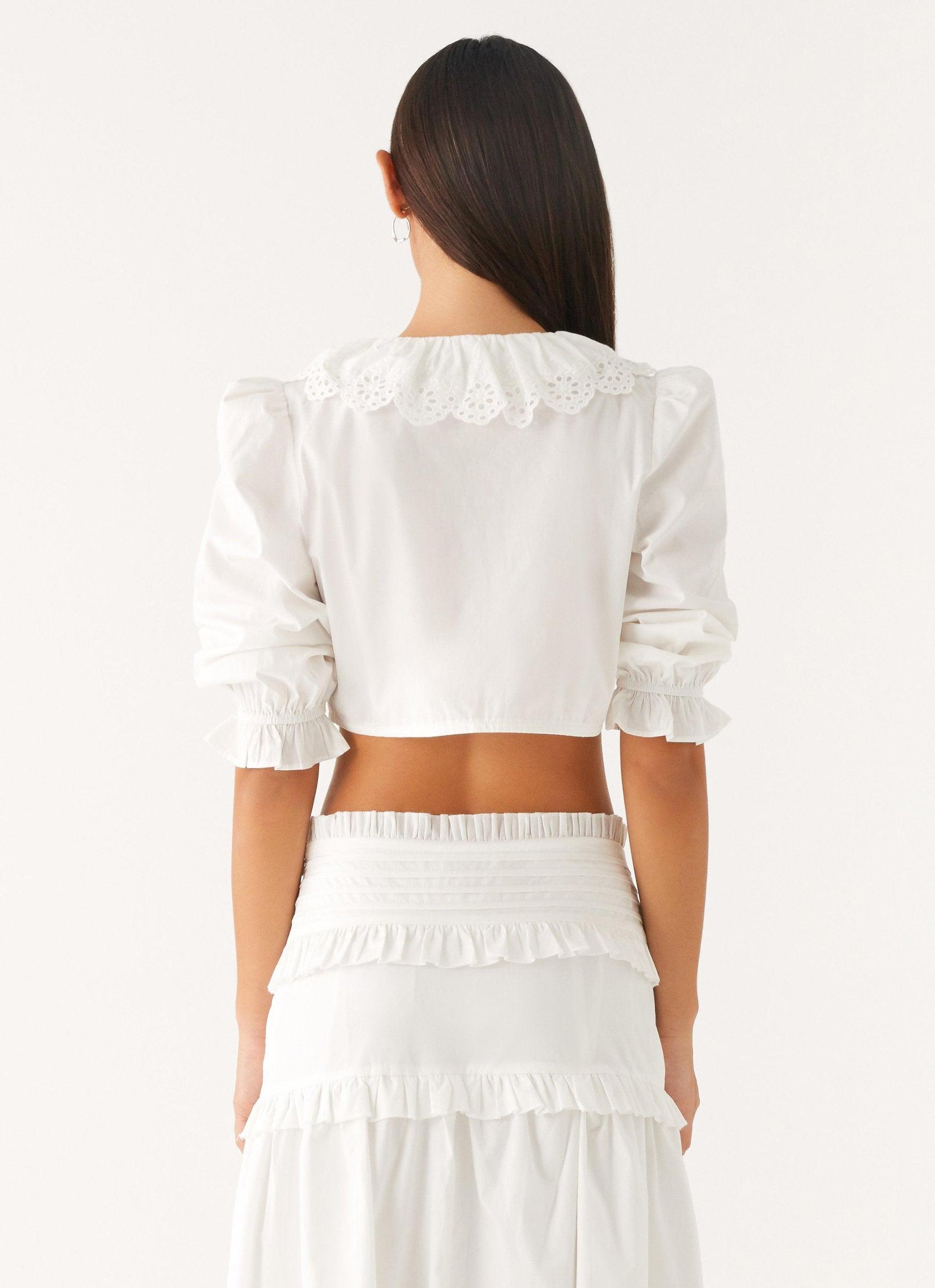 Melania Blouse - White Product Image