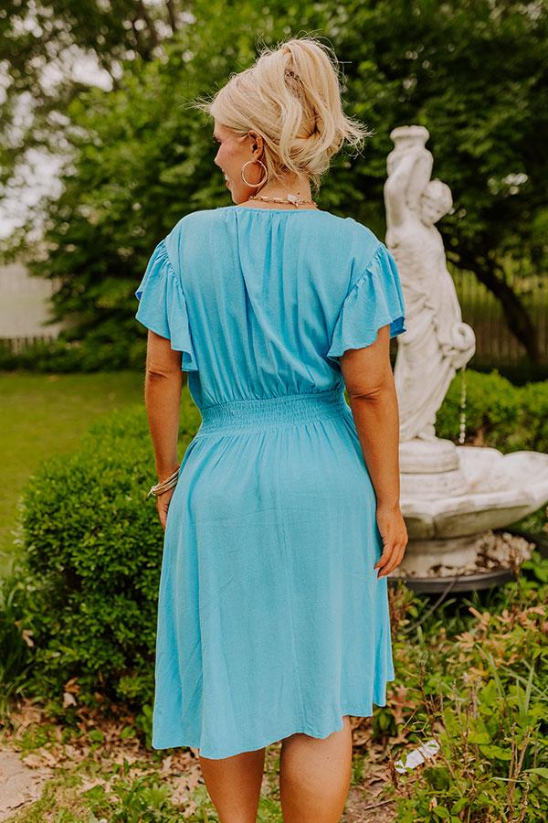 Farmer's Market Ready Linen-Blend Mini Dress Product Image