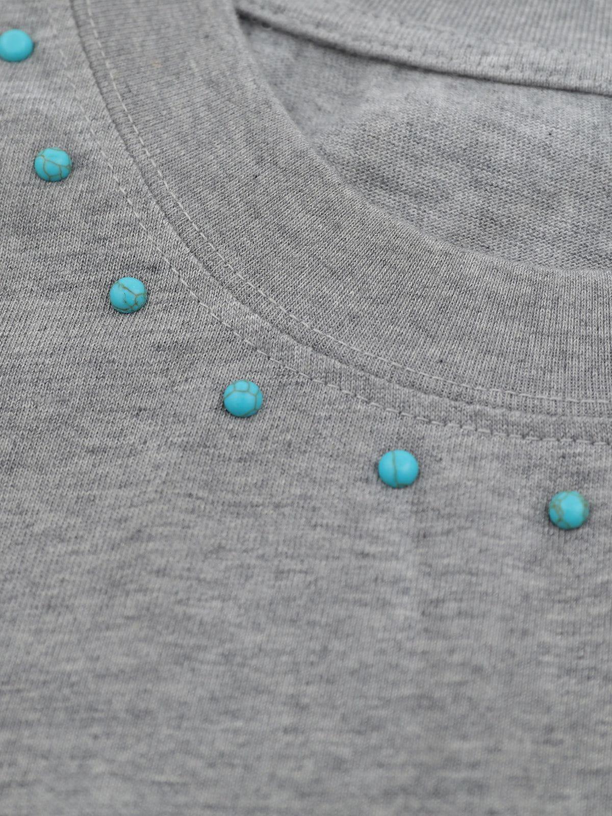 Aelfric Eden Calaite Embellished Gradient Tee Product Image