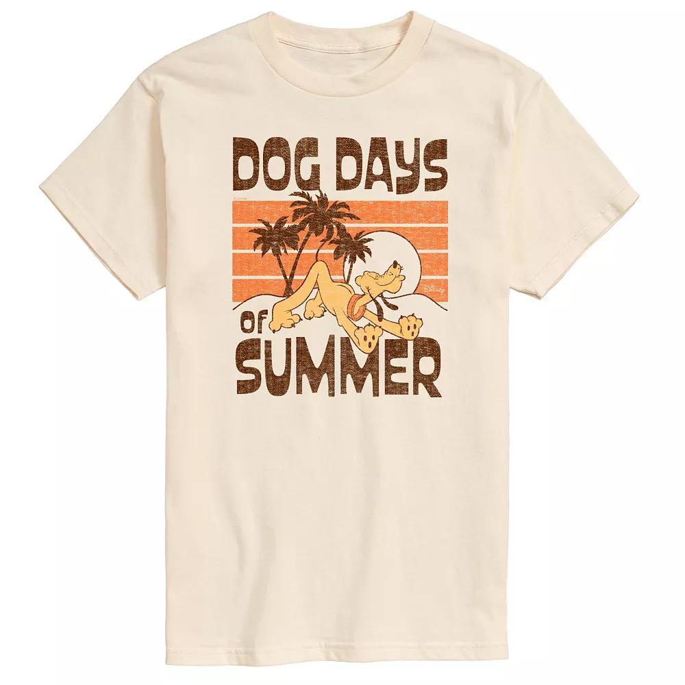 Disney's Mickey Mouse & Friends Pluto Men's Dog Days Of Summer Graphic Tee,  Product Image