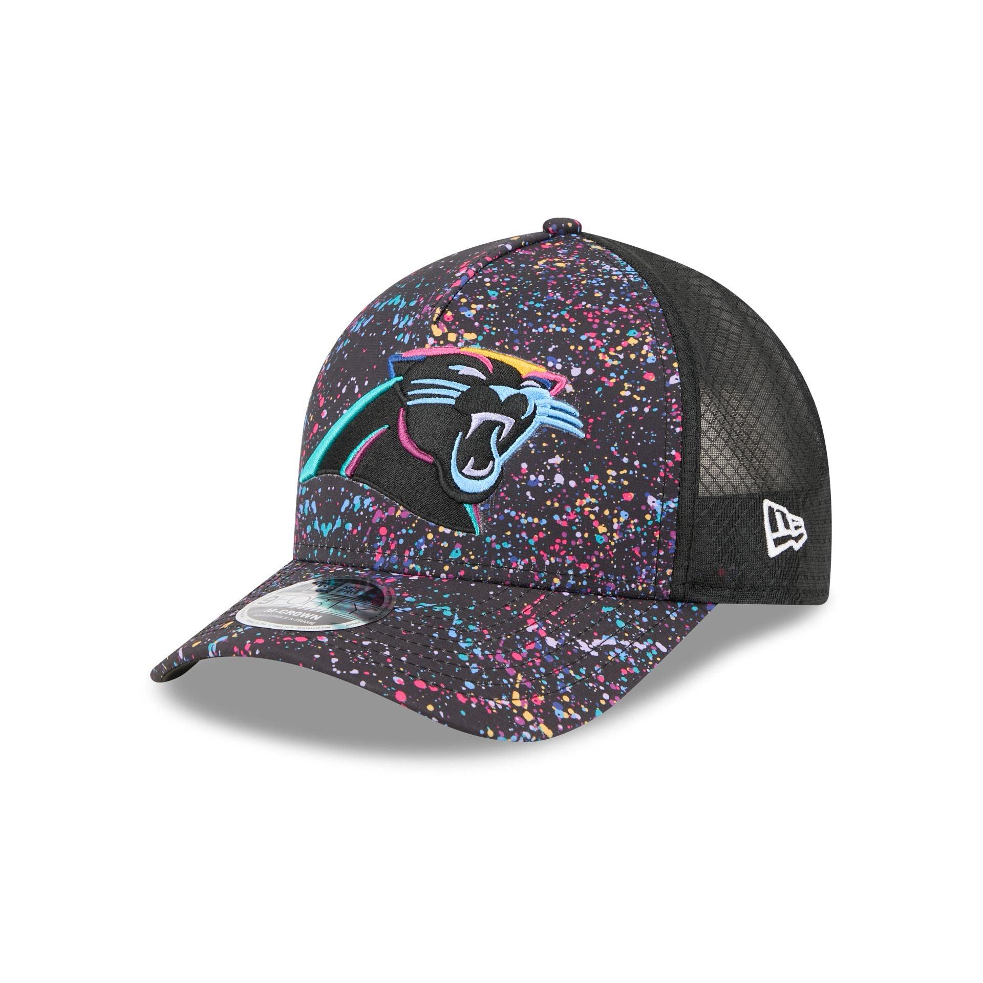 Carolina Panthers 2025 Crucial Catch 9FORTY M-Crown A-Frame Trucker Hat Male Product Image