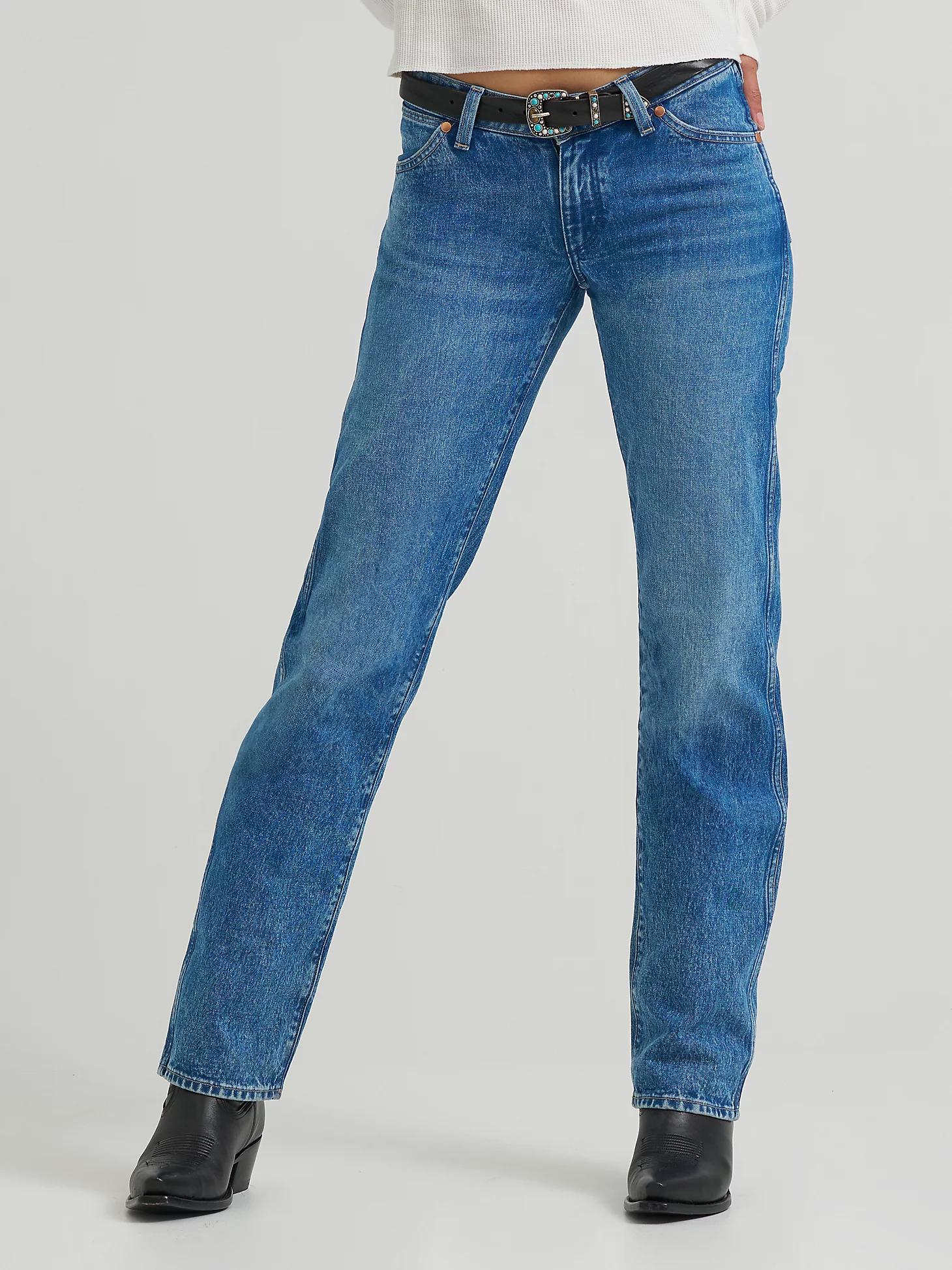 Women's Low Rise Cowboy Jean in Lasso Lagoon Product Image