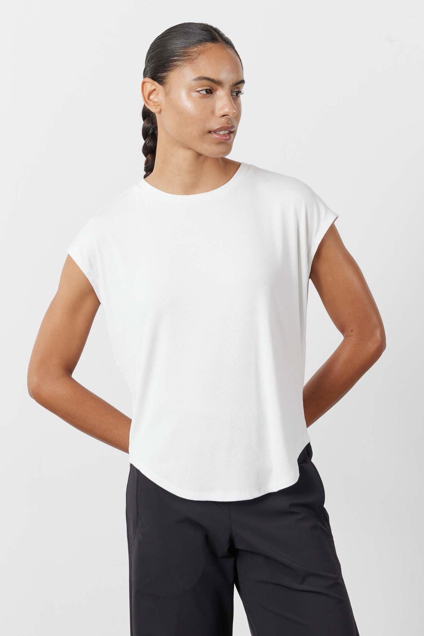 The Ribbed Tuck-In Tee Product Image