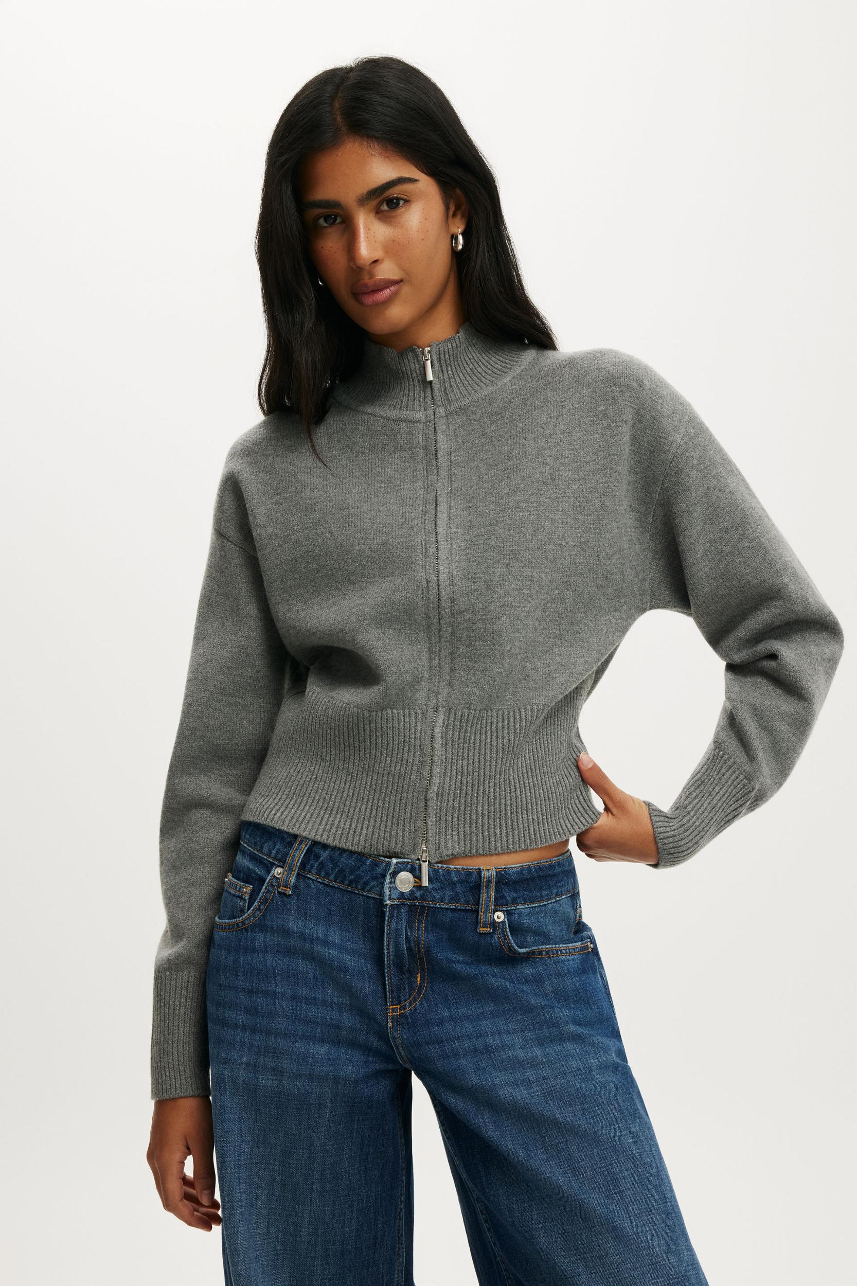 Lotus Cinched Zip Knit Product Image