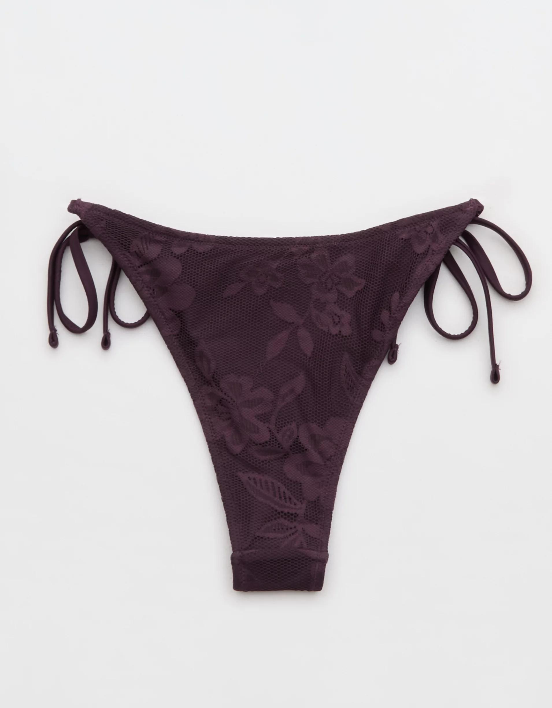 Aerie The Sunbun Lace Bikini Bottom Product Image