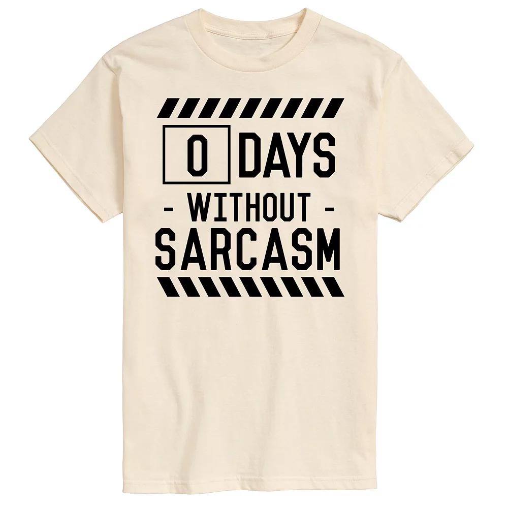 Men's 0 Days Without Sarcasm Tee,  Product Image