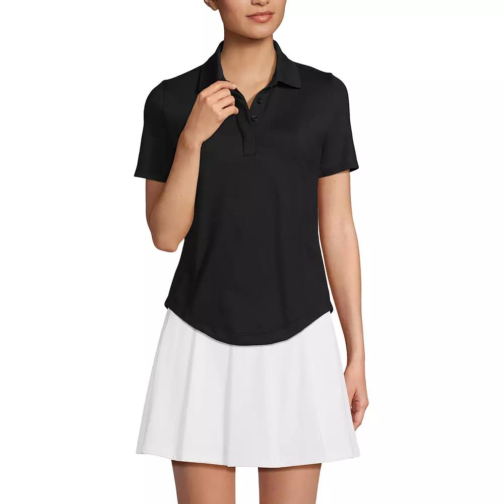 Women's Lands' End Short Sleeve High Impact Polo Top,  Product Image