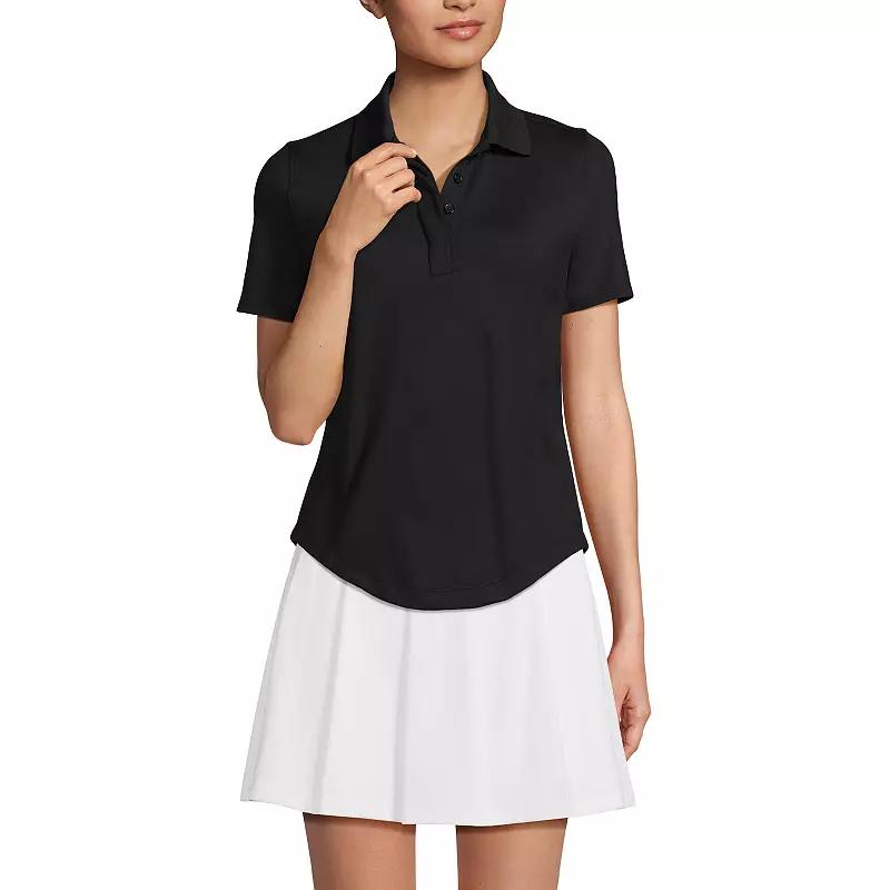 Women's Lands' End Short Sleeve High Impact Polo Top,  Product Image
