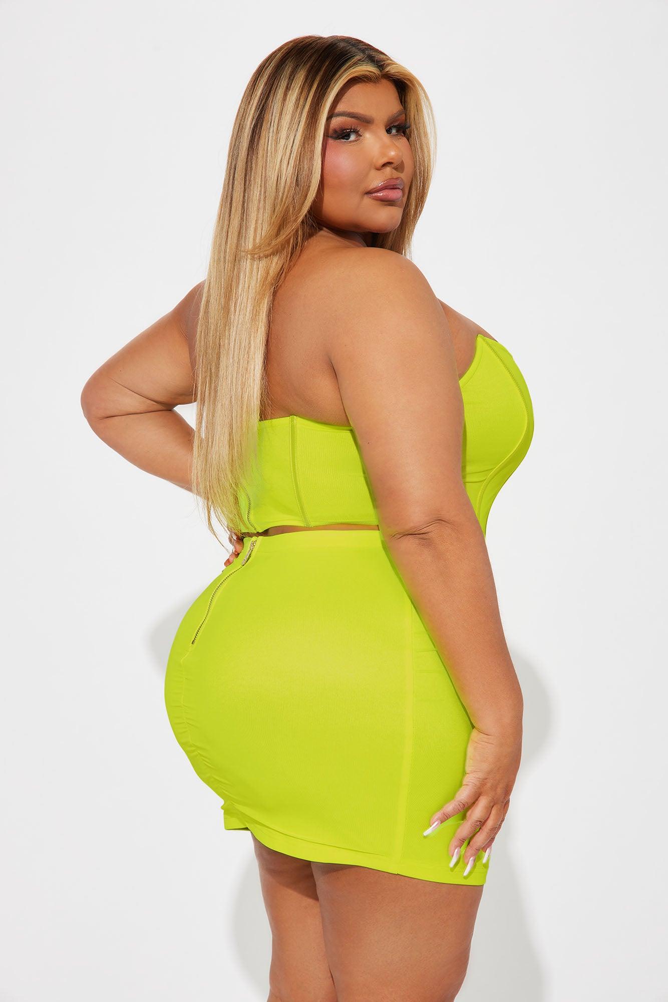Vegas Night Skirt Set - Lime Product Image