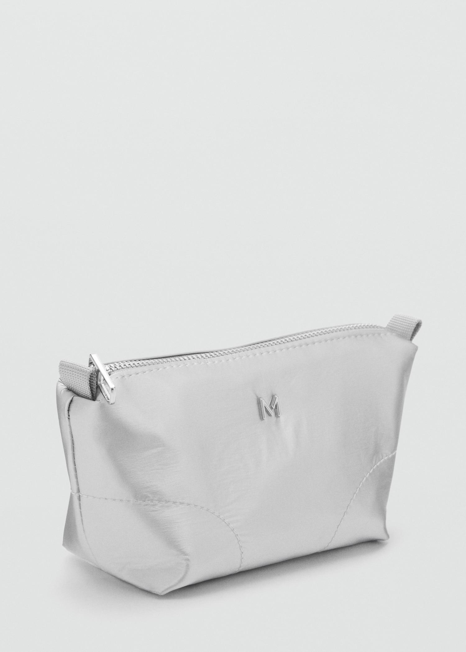 Zipped nylon cosmetics bag - Women | MANGO USA Product Image