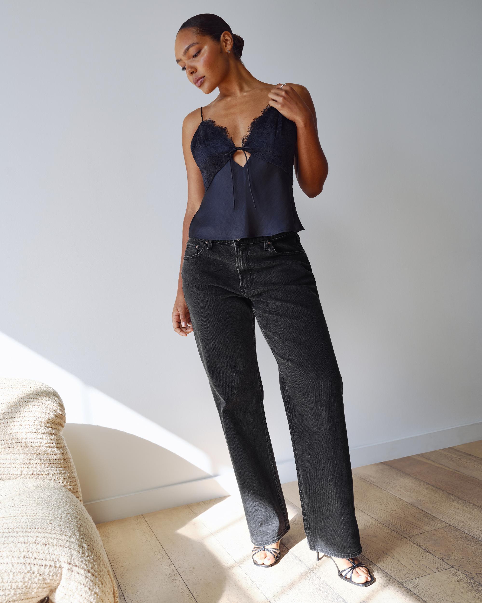 Curve Love Low Rise Baggy Jean Product Image