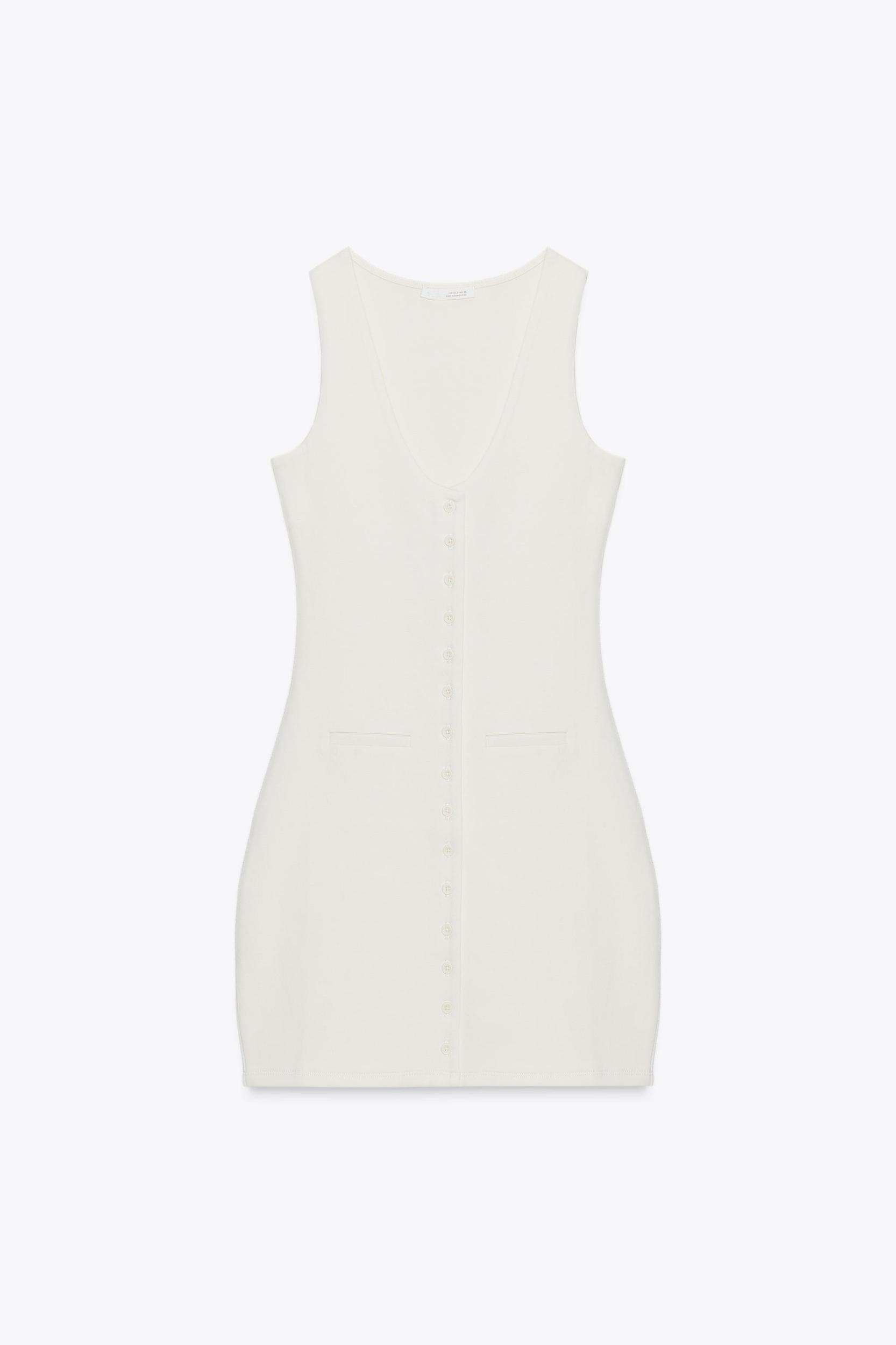 INTERLOCK BUTTON DRESS Product Image