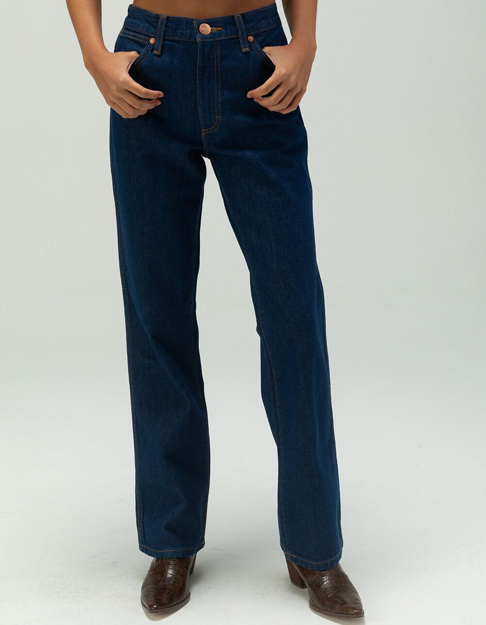 WRANGLER Wrancher Mid Rise Womens Bootcut Jeans - INDIGO DNM Product Image